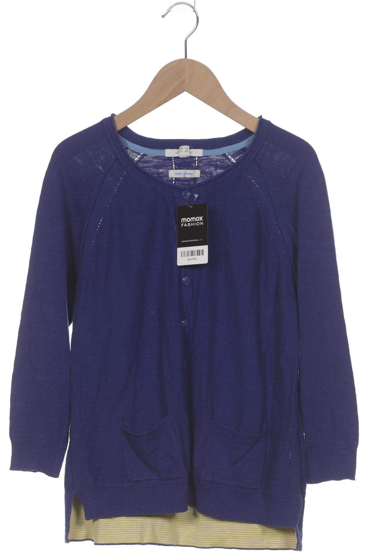 

White Stuff Damen Strickjacke, blau, Gr. 42