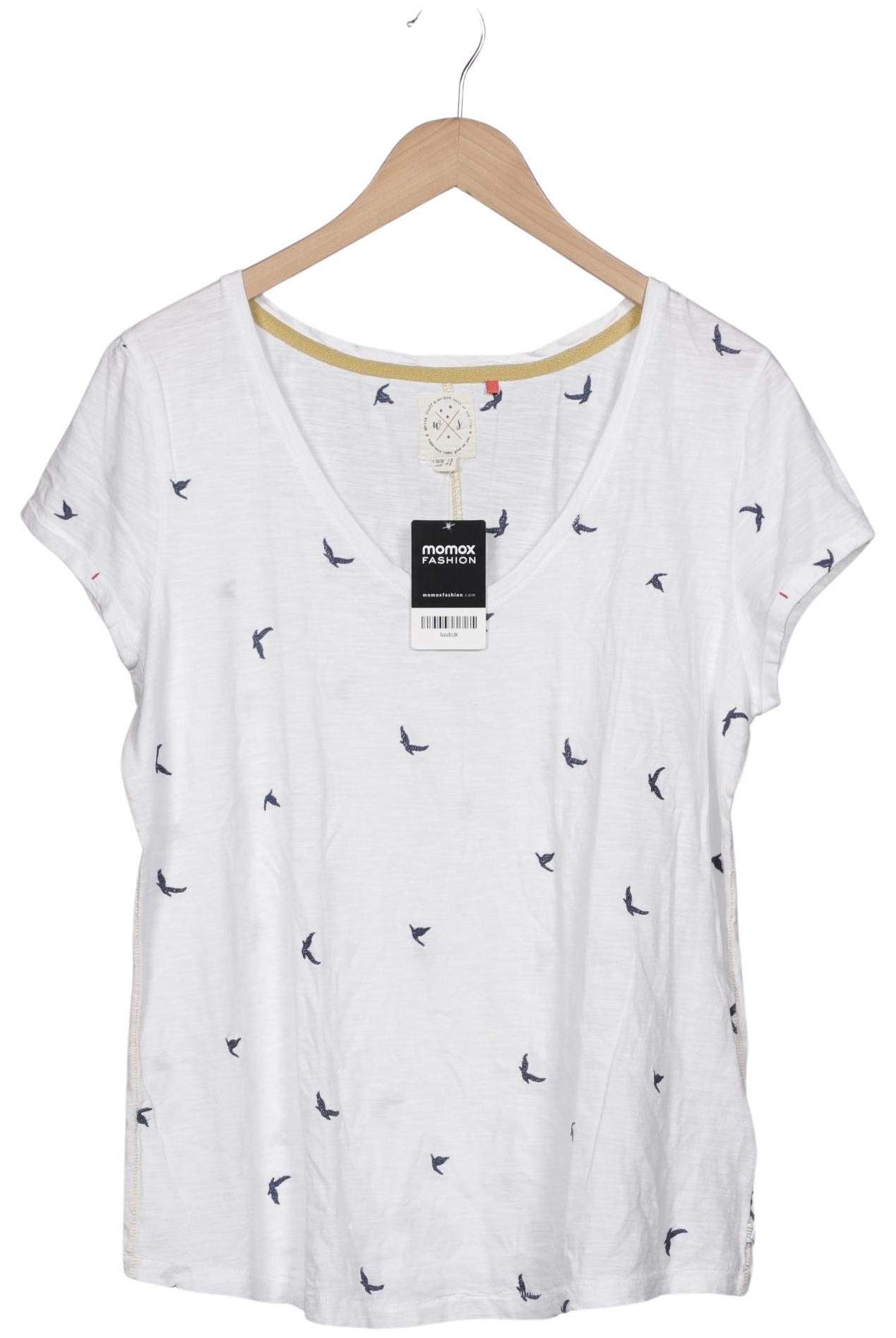 

White Stuff Damen T-Shirt, weiß, Gr. 46