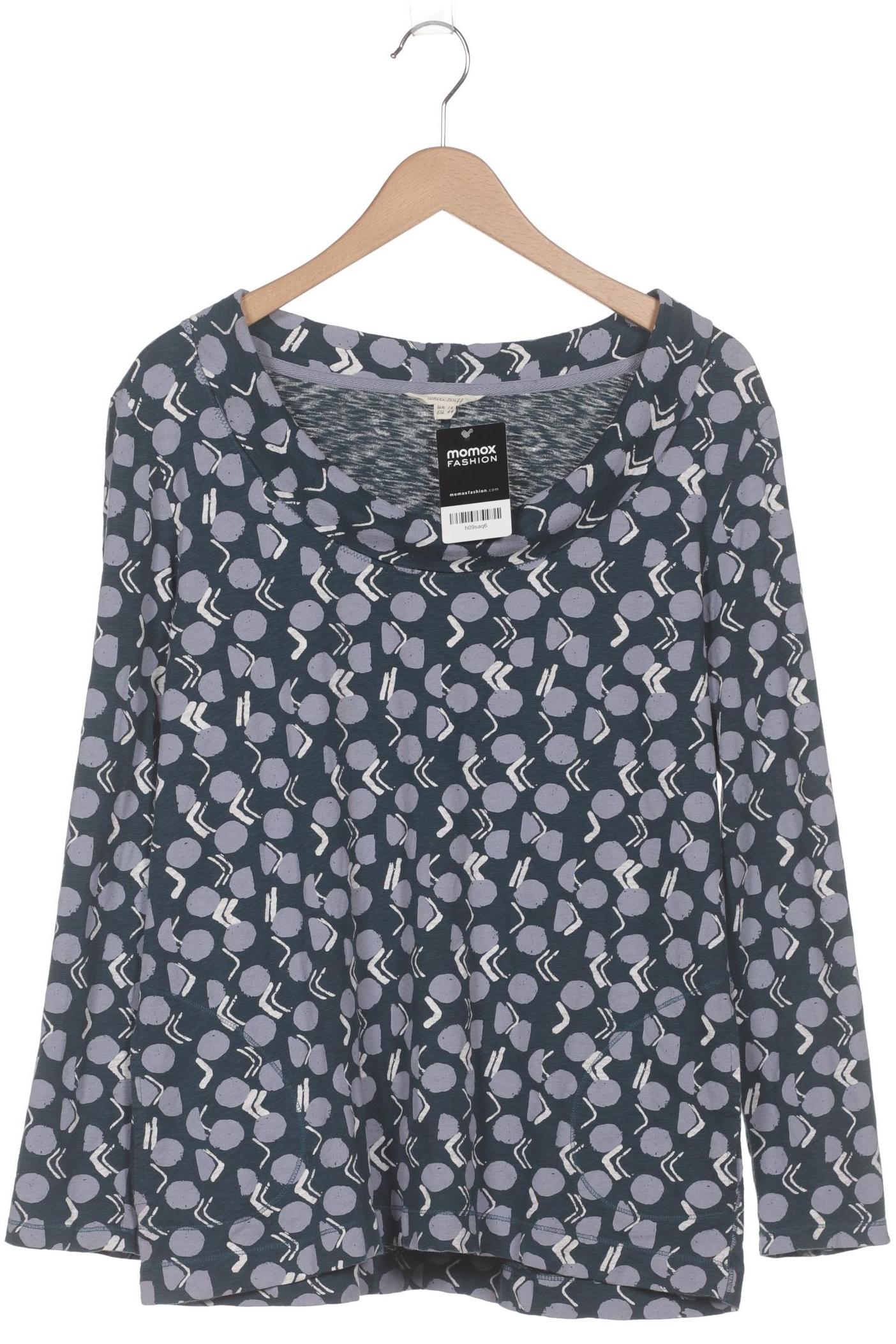 

White Stuff Damen Langarmshirt, türkis, Gr. 44