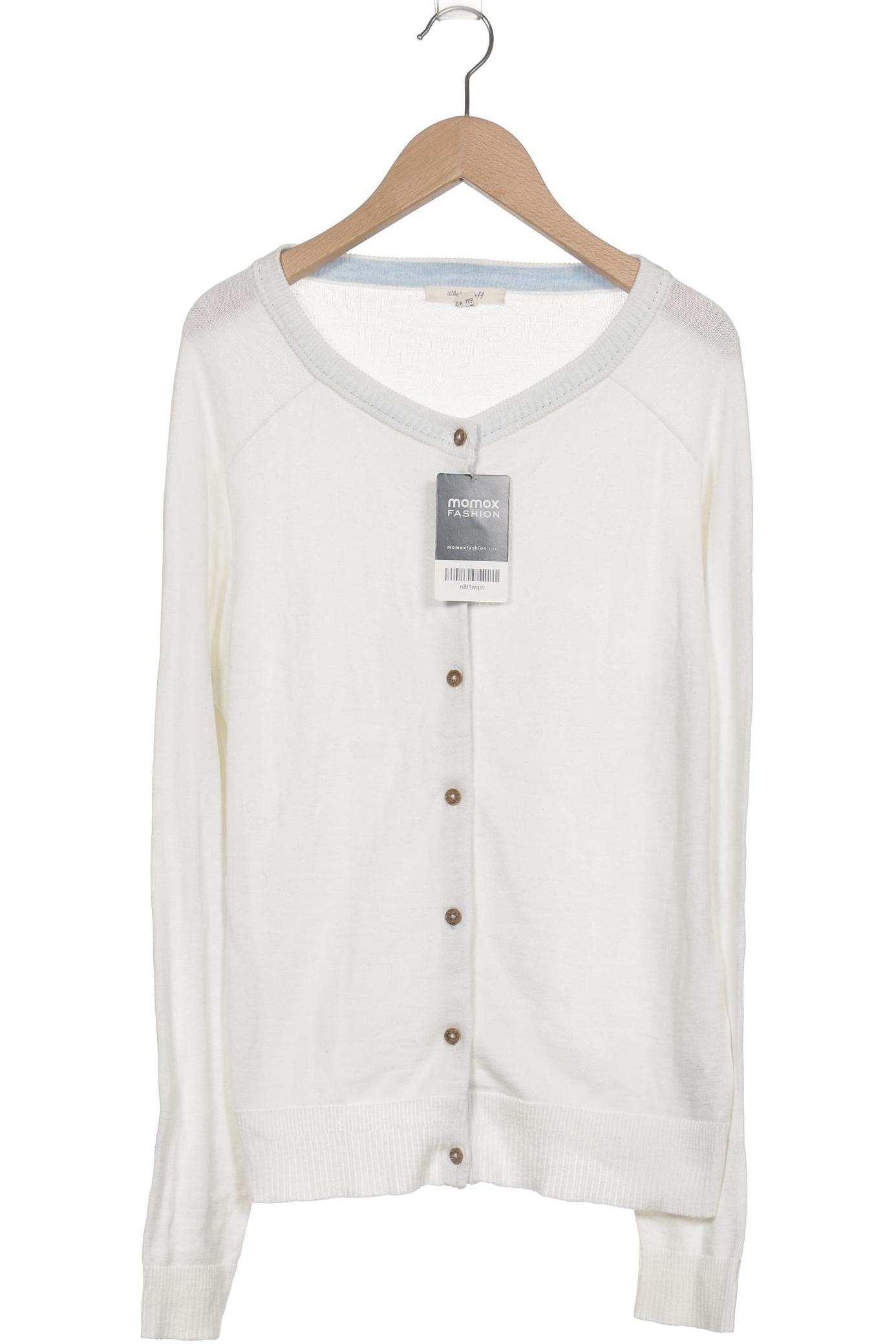

White Stuff Damen Strickjacke, weiß, Gr. 42
