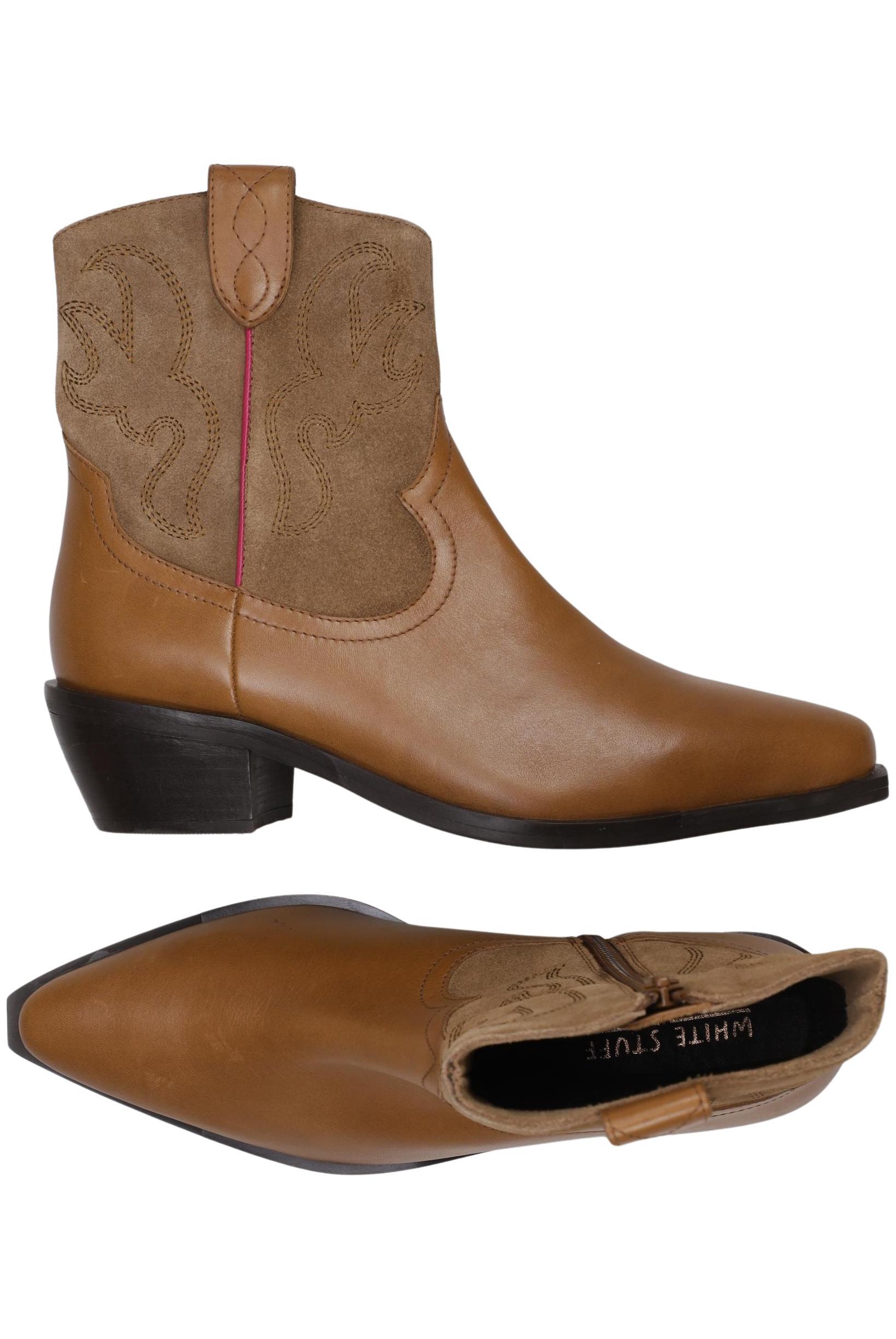 

White Stuff Damen Stiefelette, braun, Gr. 4