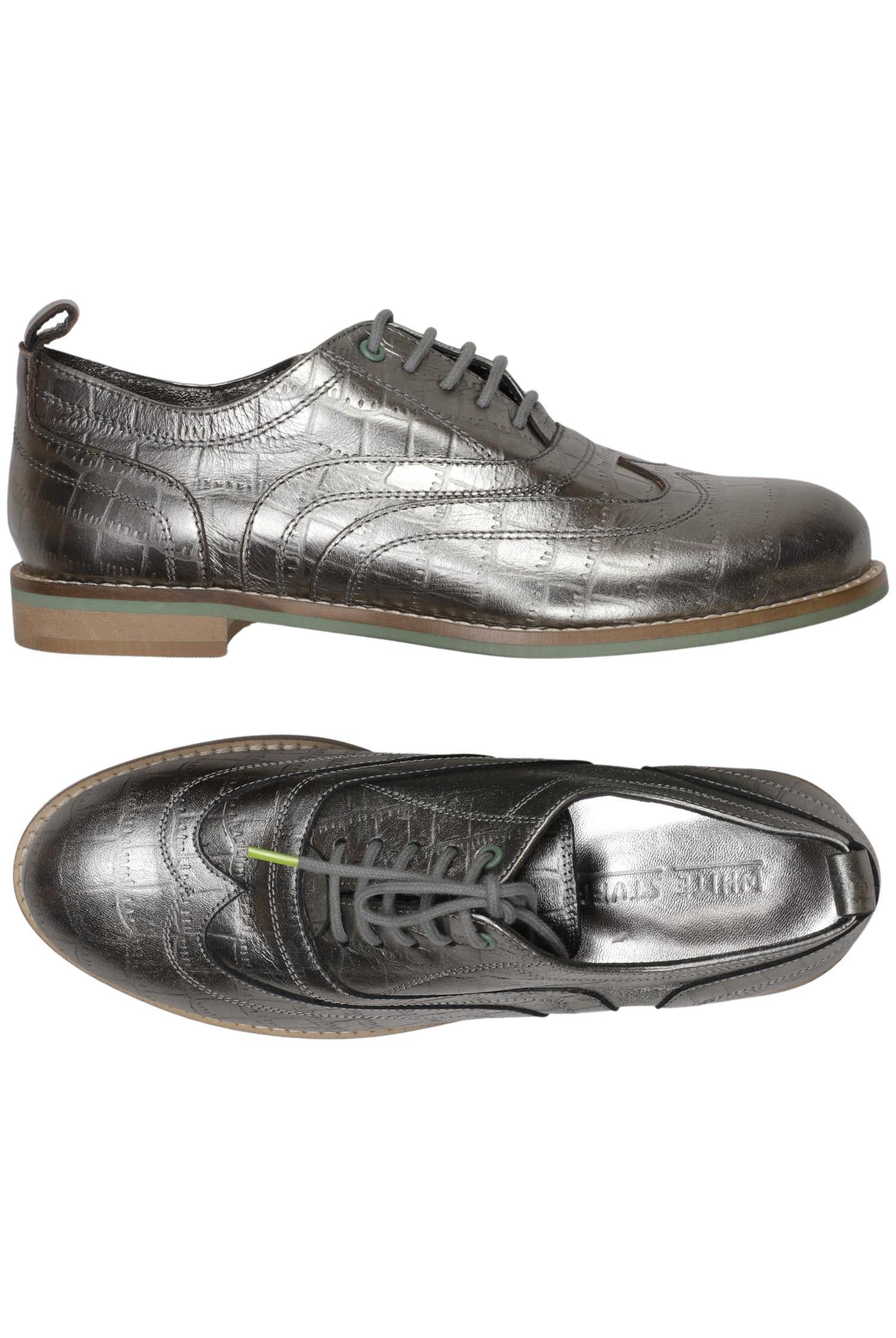 

White Stuff Damen Halbschuh, silber, Gr. 37