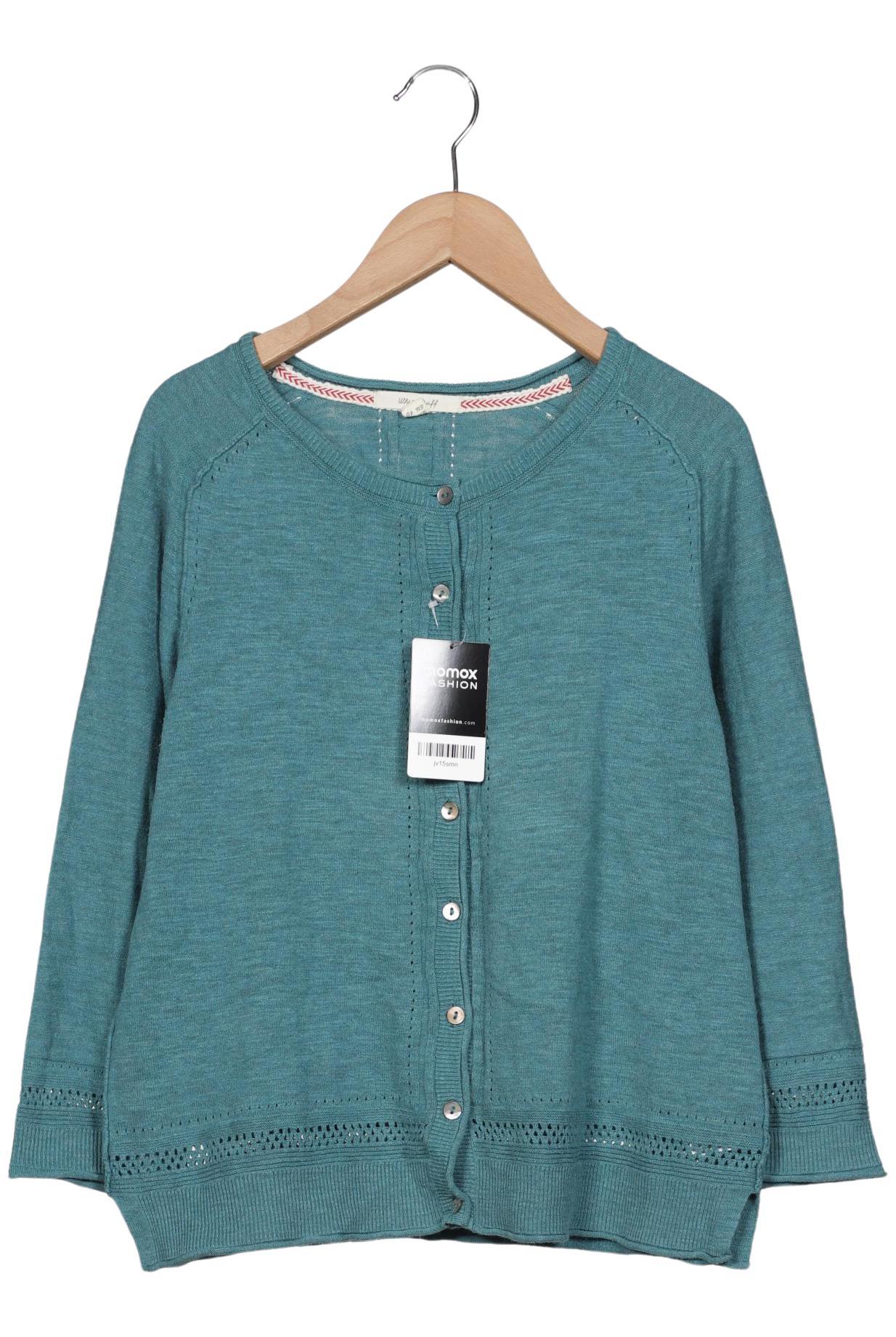 

White Stuff Damen Strickjacke, türkis, Gr. 40