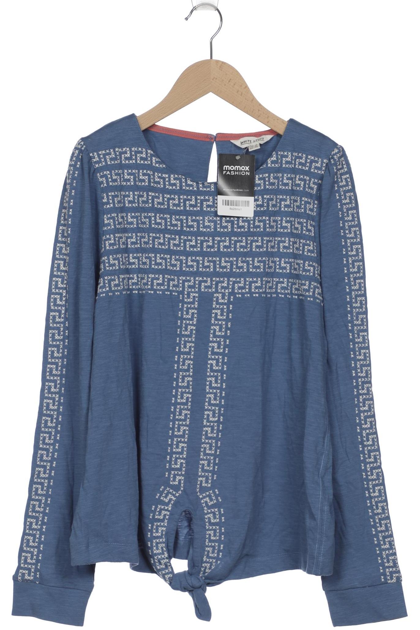 

White Stuff Damen Langarmshirt, blau, Gr. 42