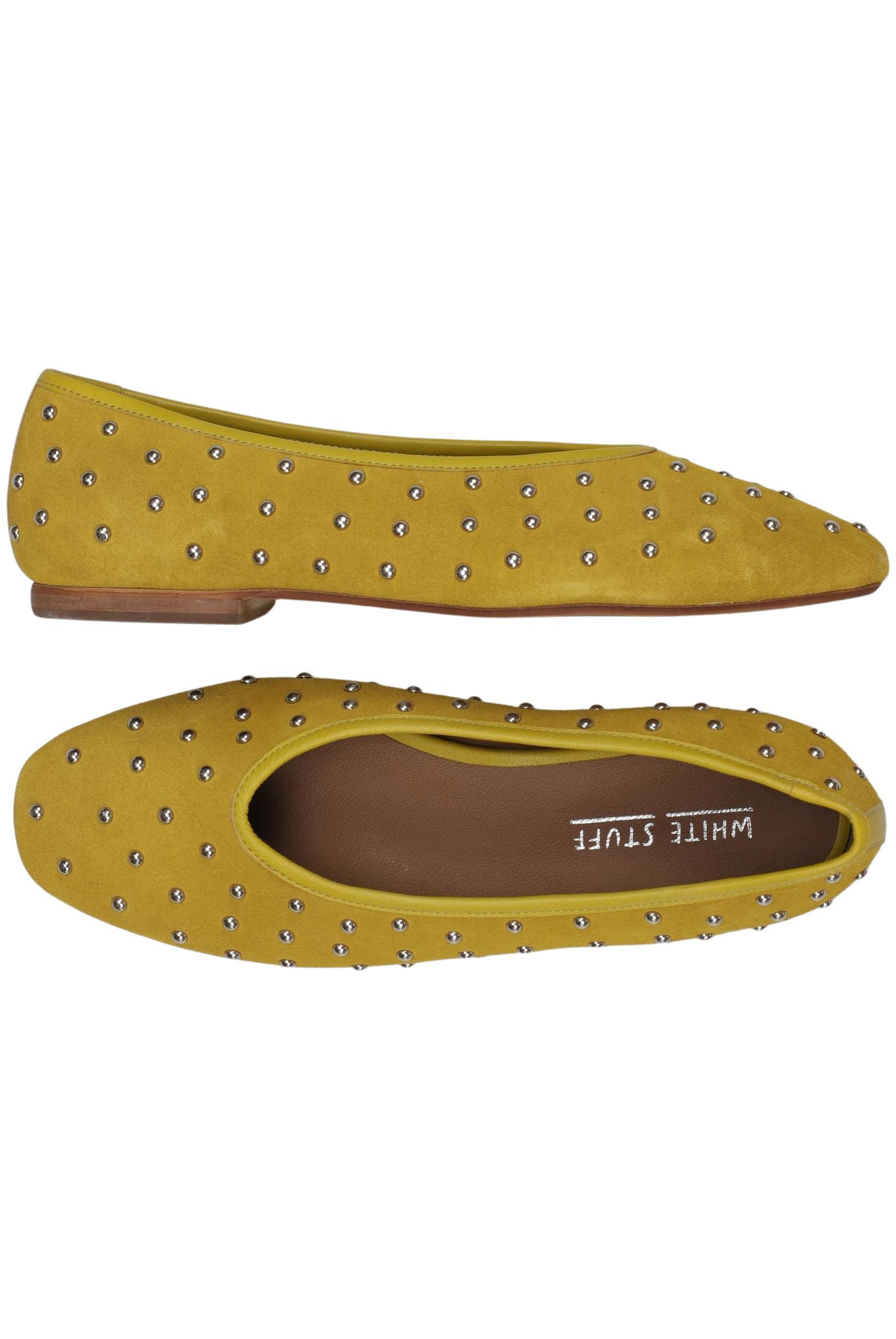 

White Stuff Damen Ballerinas, gelb, Gr. 37