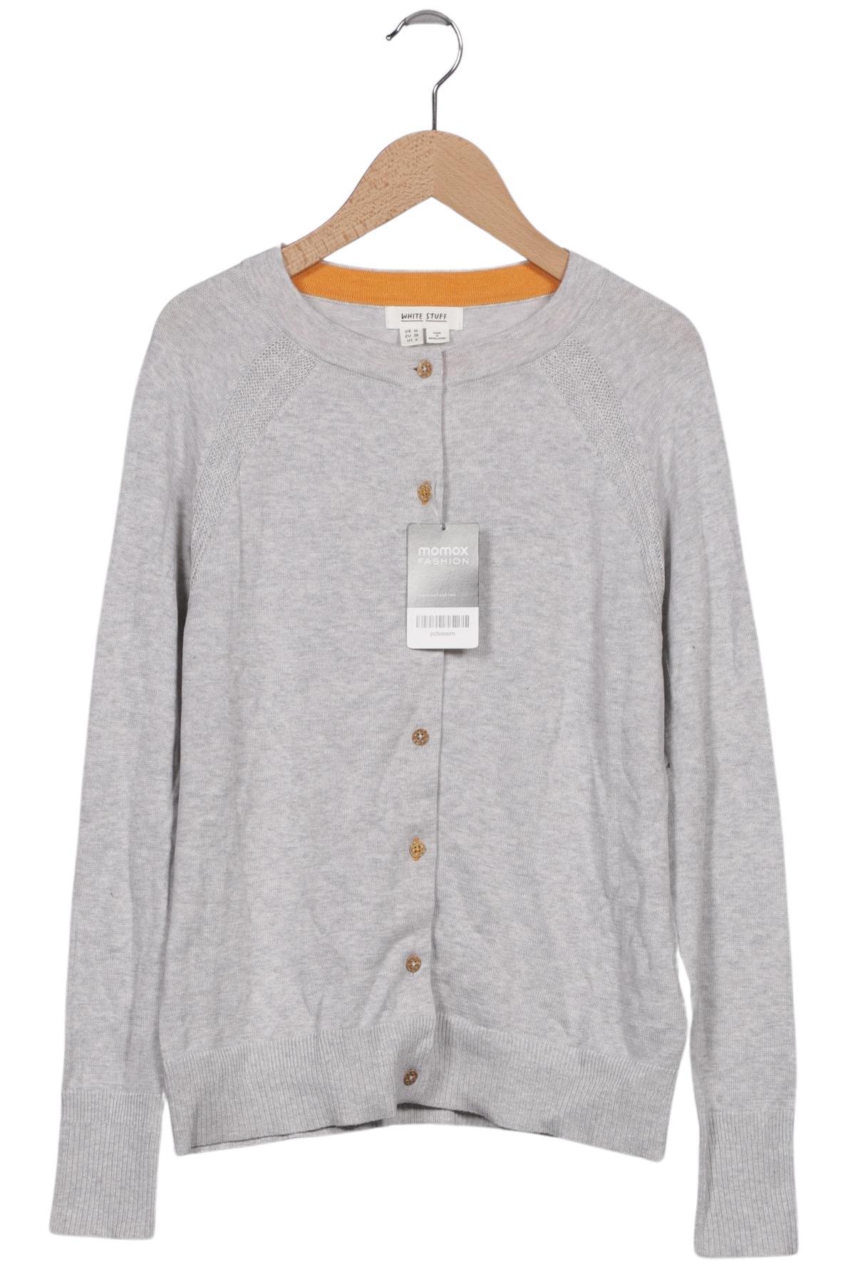 

White Stuff Damen Strickjacke, grau, Gr. 38
