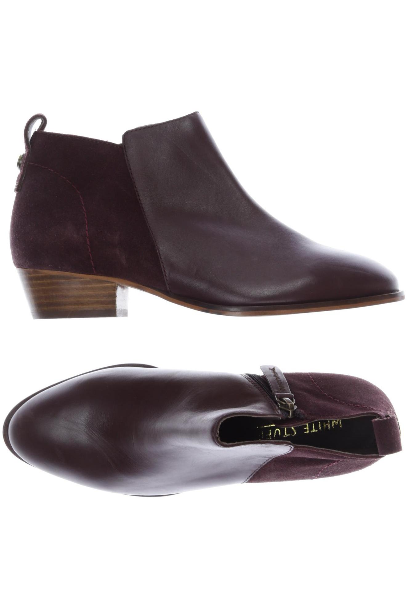 

White Stuff Damen Stiefelette, bordeaux, Gr. 4