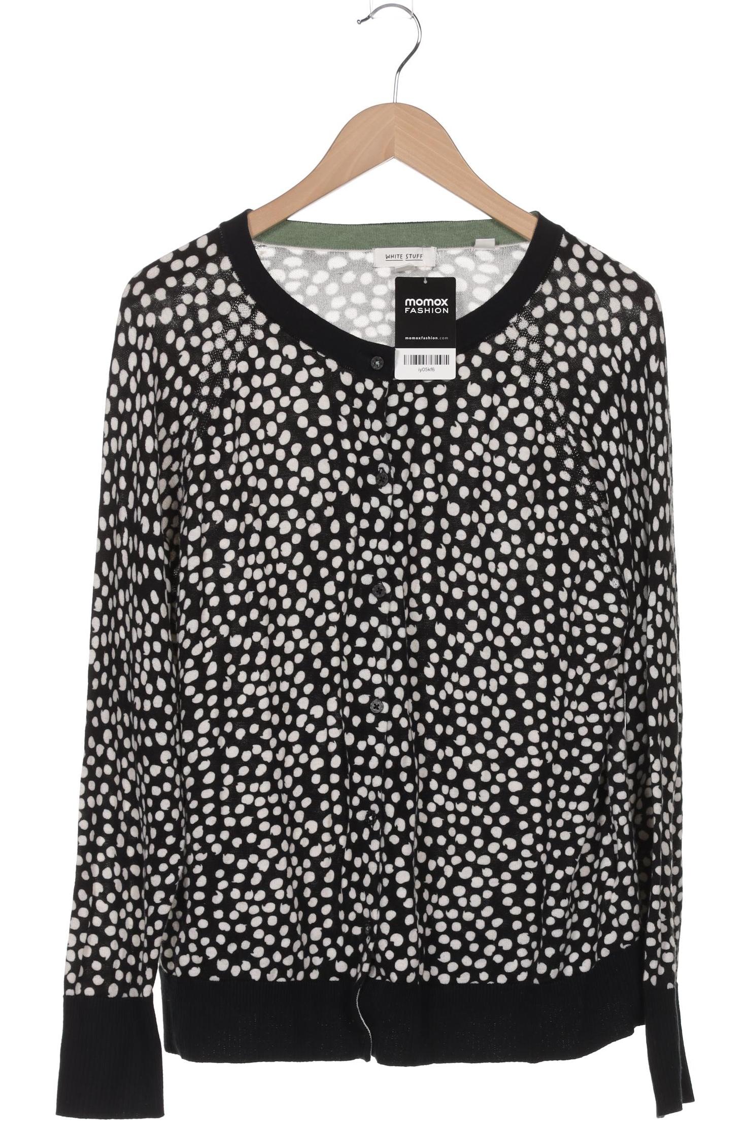 

White Stuff Damen Strickjacke, schwarz, Gr. 46