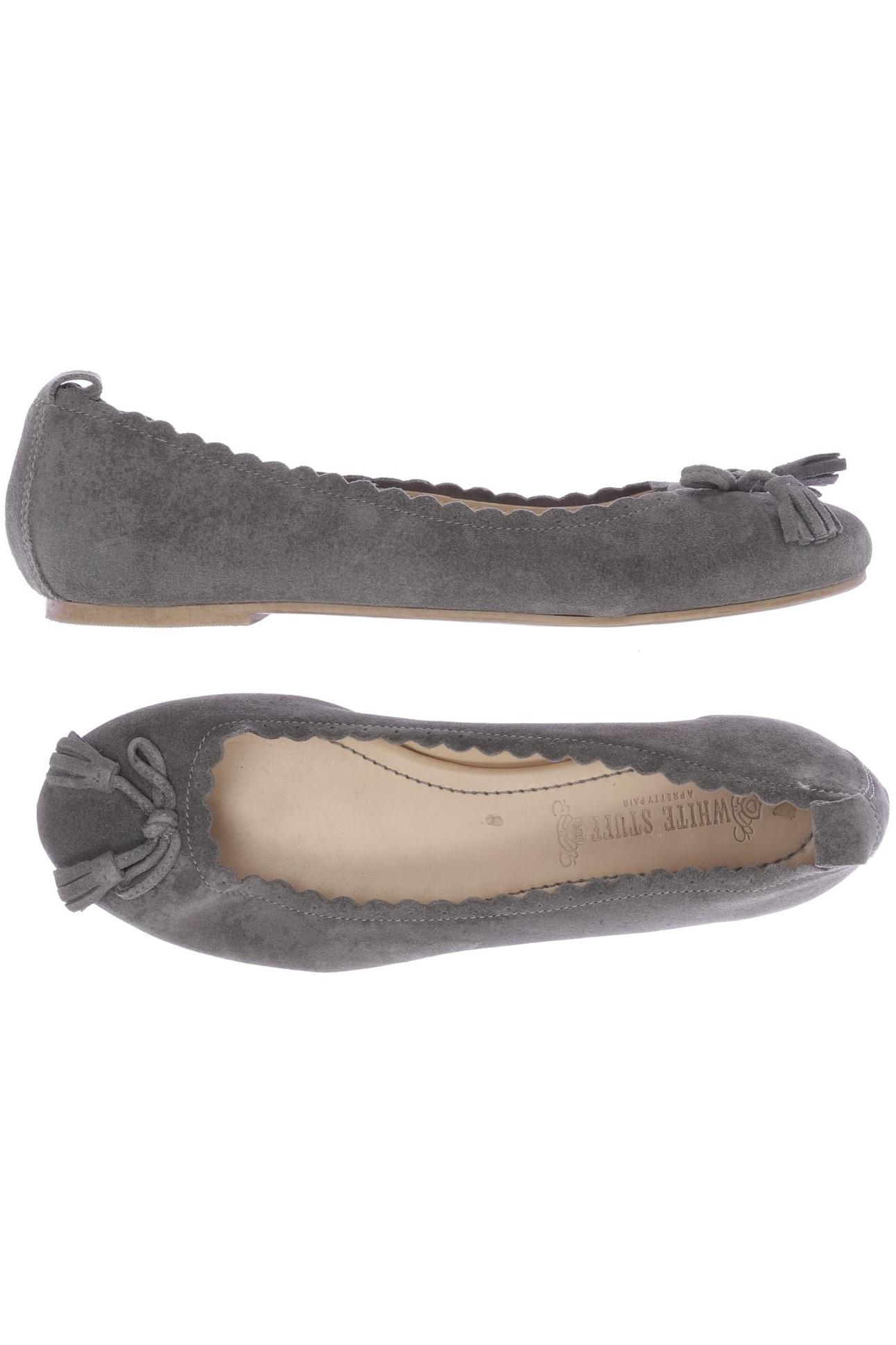 

White Stuff Damen Ballerinas, grau, Gr. 6