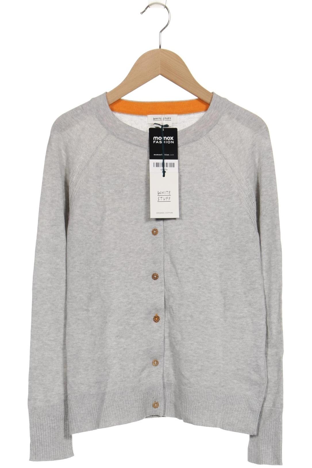 

White Stuff Damen Strickjacke, grau, Gr. 36