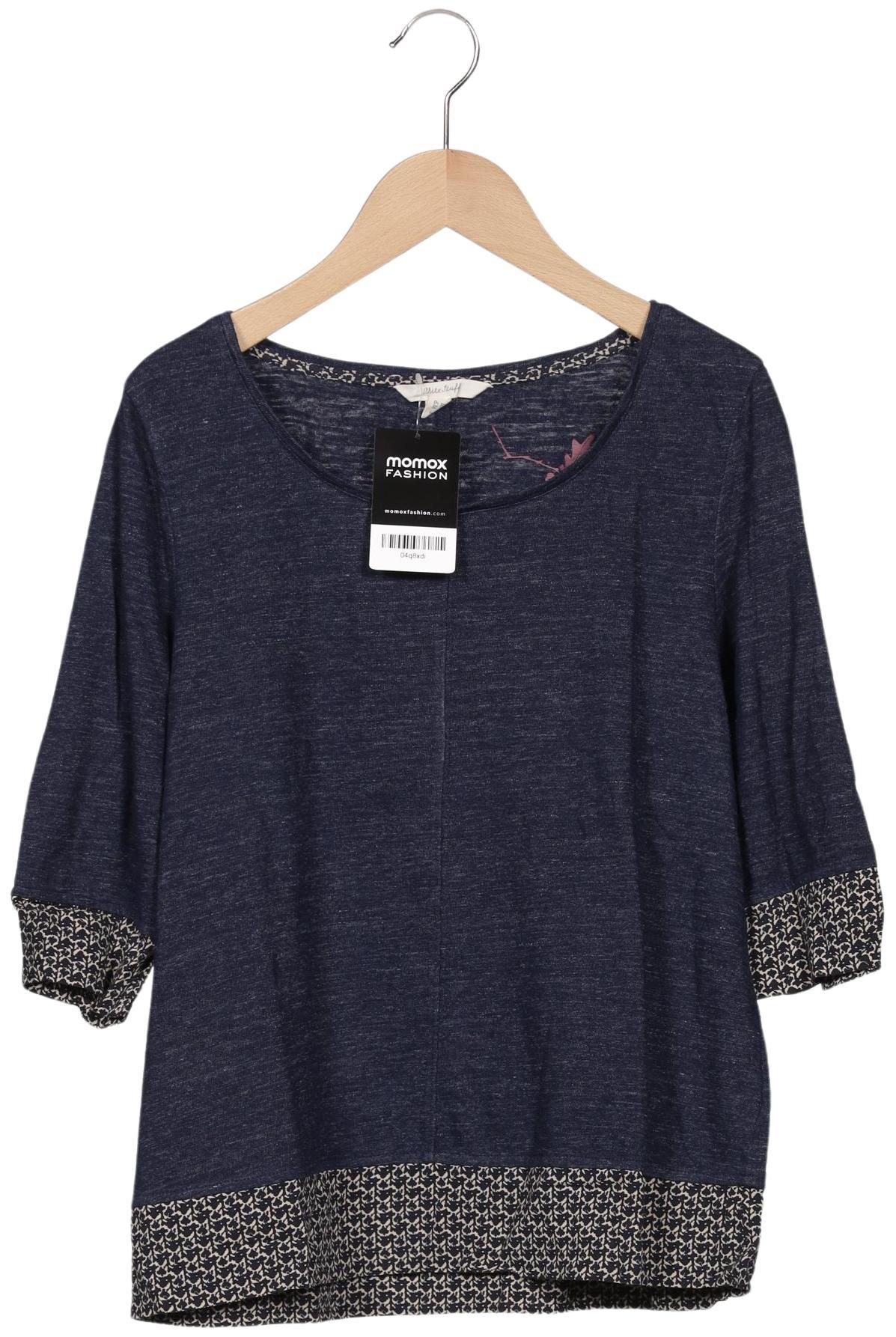 

White Stuff Damen Langarmshirt, marineblau, Gr. 38