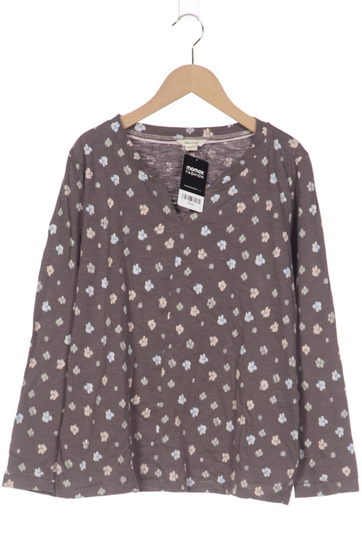 

White Stuff Damen Langarmshirt, braun, Gr. 34