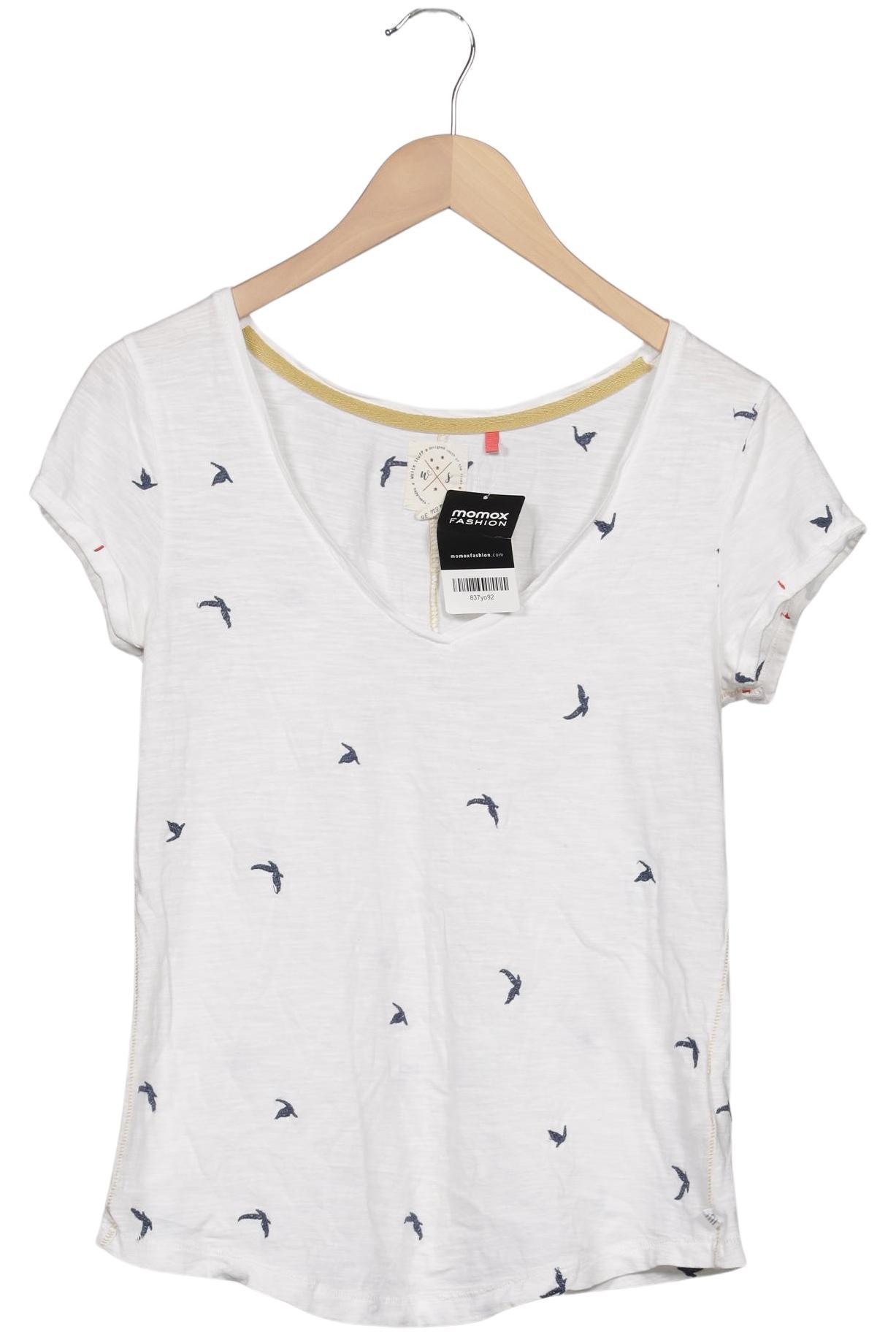 

White Stuff Damen T-Shirt, weiß, Gr. 36