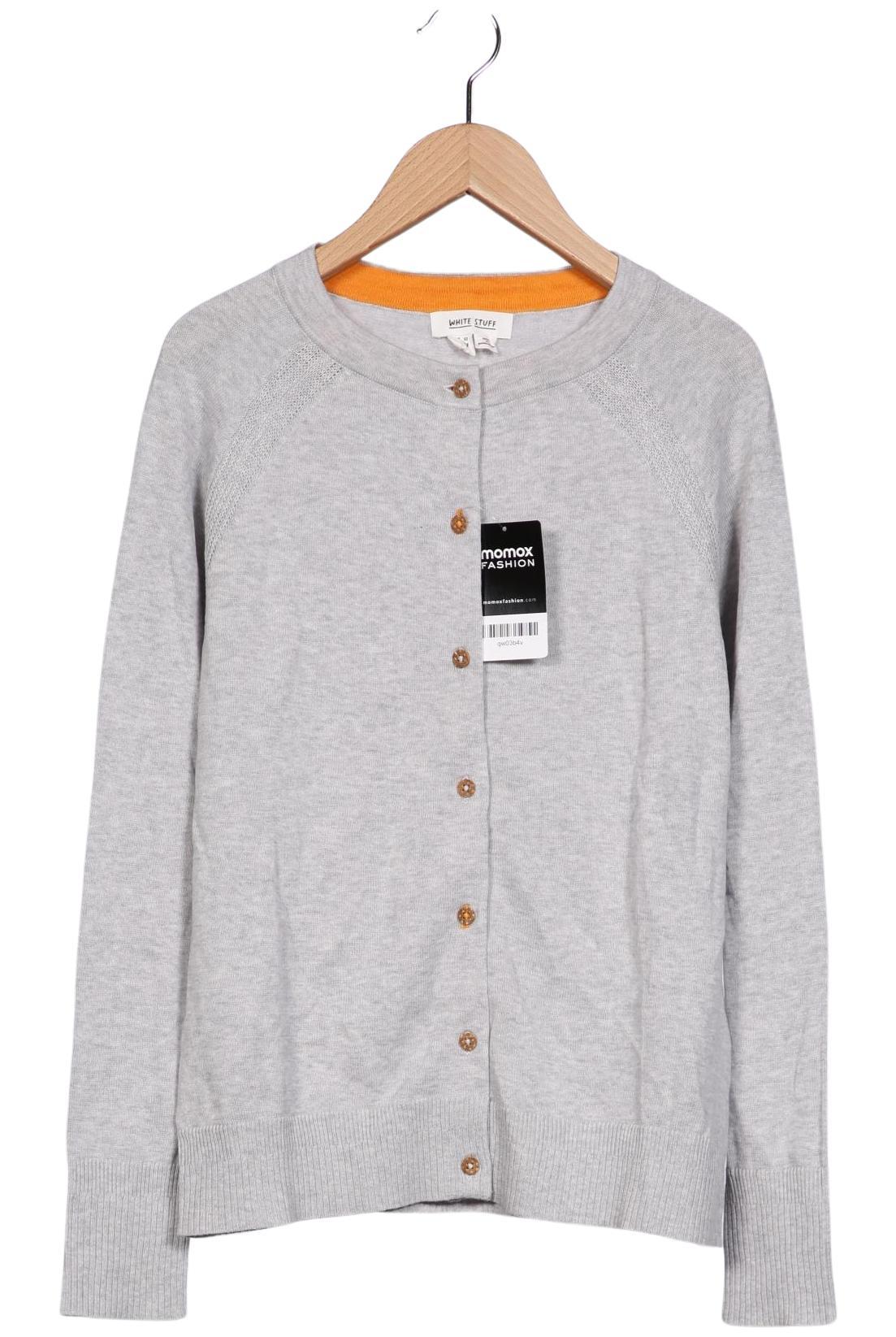 

White Stuff Damen Strickjacke, grau, Gr. 38