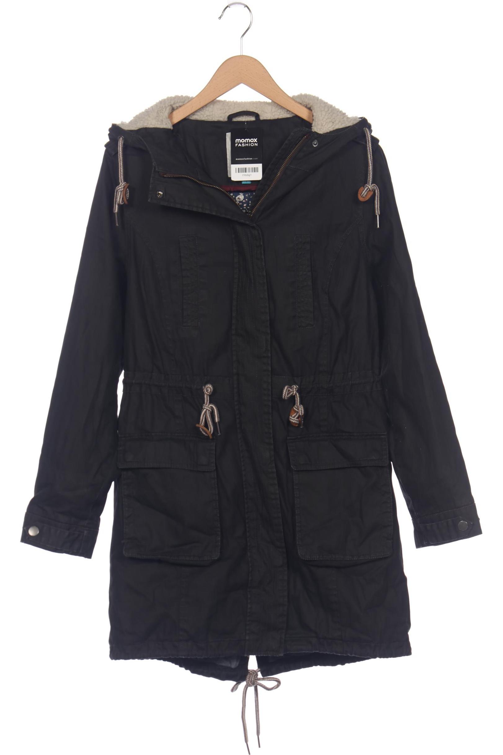 

White Stuff Damen Mantel, schwarz, Gr. 42
