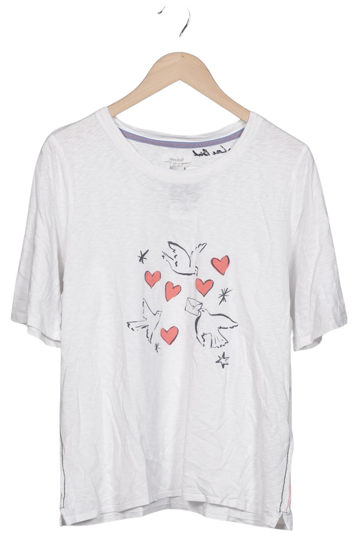 

White Stuff Damen T-Shirt, weiß, Gr. 44