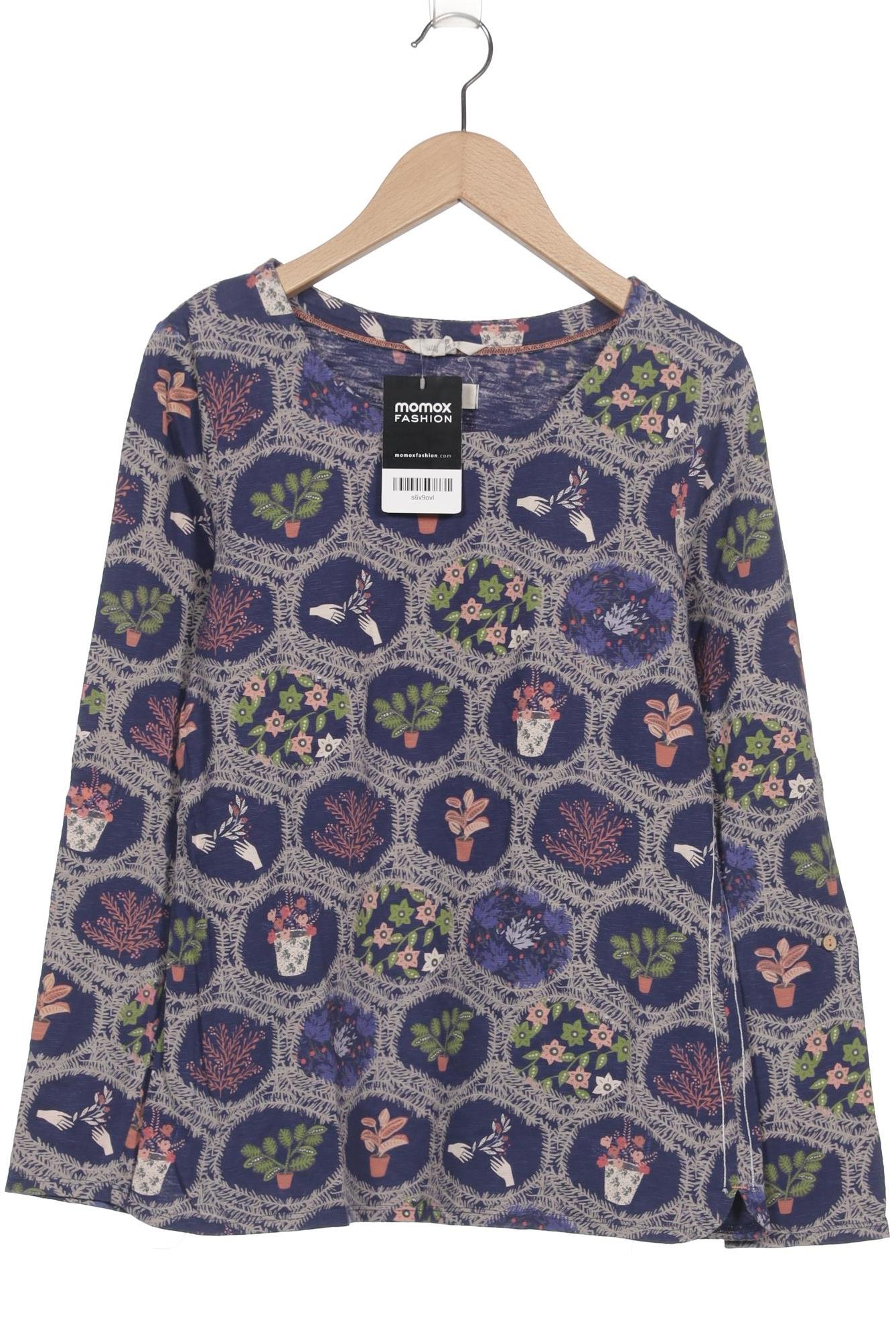 

White Stuff Damen Langarmshirt, blau, Gr. 36