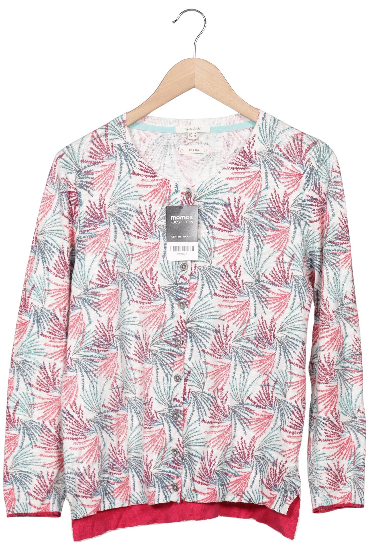 

White Stuff Damen Strickjacke, mehrfarbig, Gr. 42