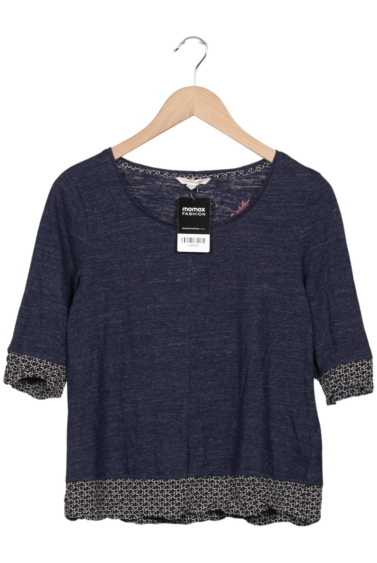 

White Stuff Damen Langarmshirt, marineblau, Gr. 38