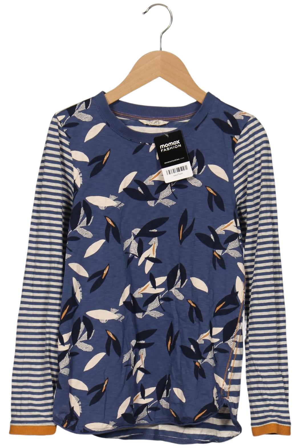 

White Stuff Damen Langarmshirt, blau, Gr. 36