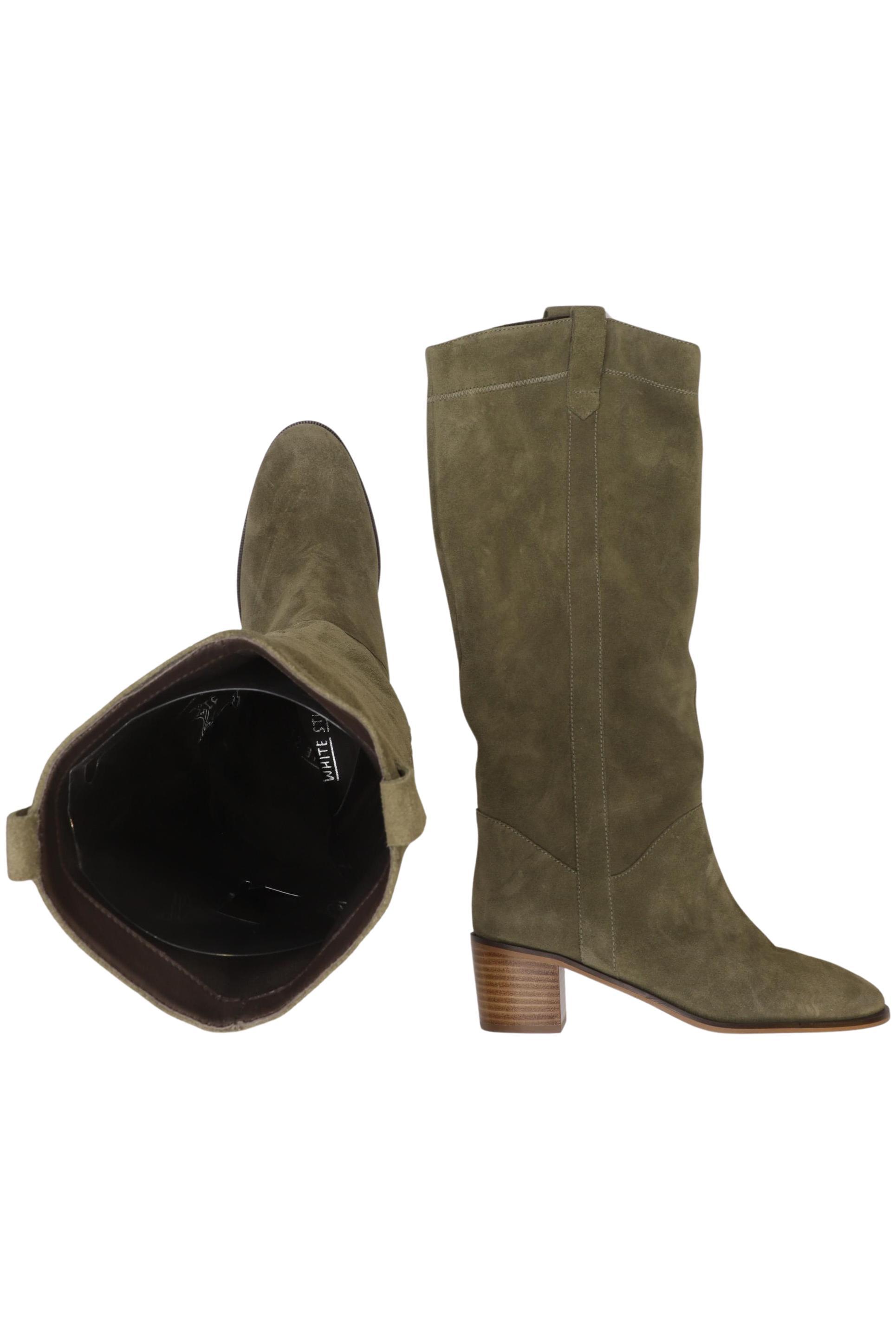 

White Stuff Damen Stiefel, grün, Gr. 37