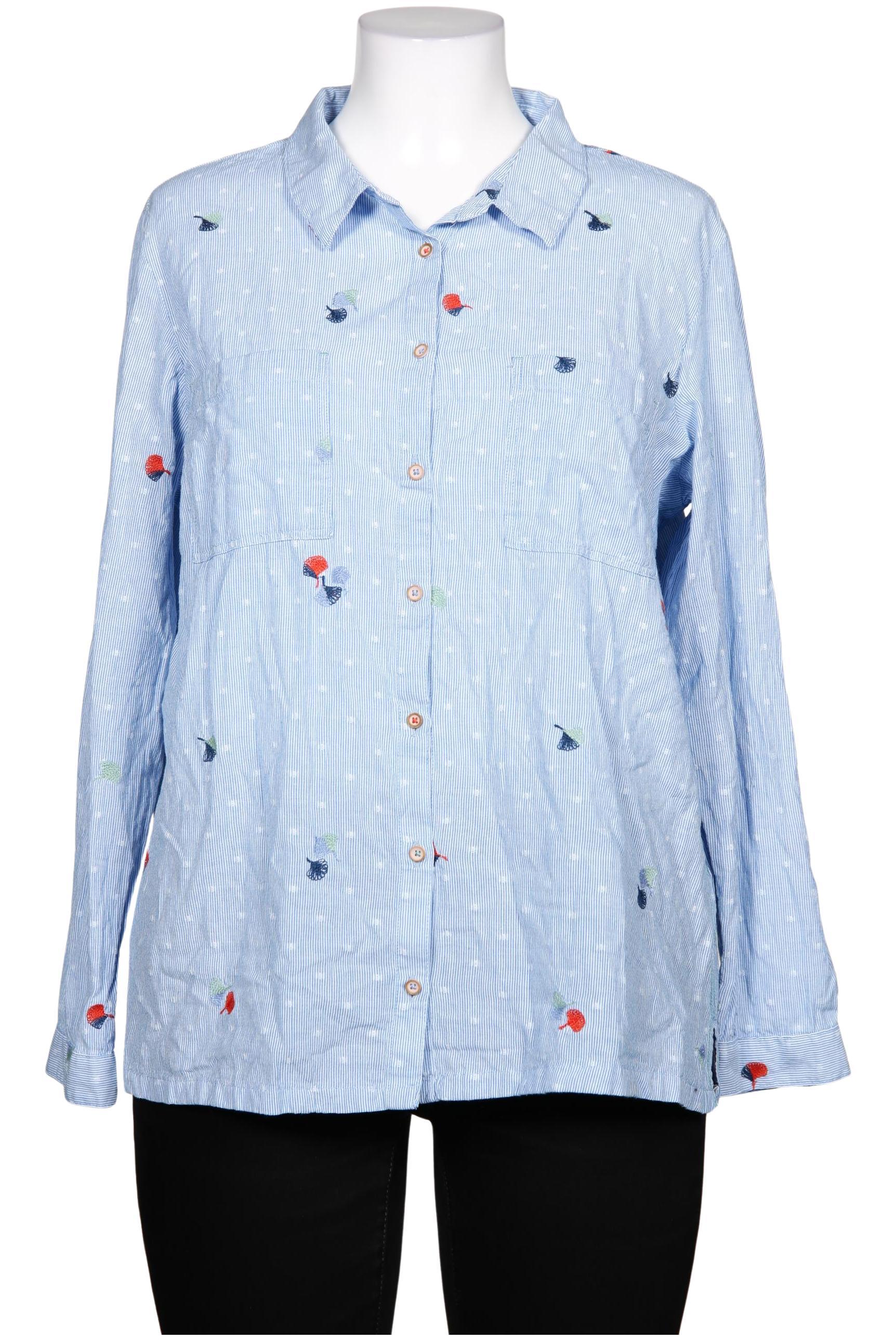 

White Stuff Damen Bluse, blau, Gr. 46