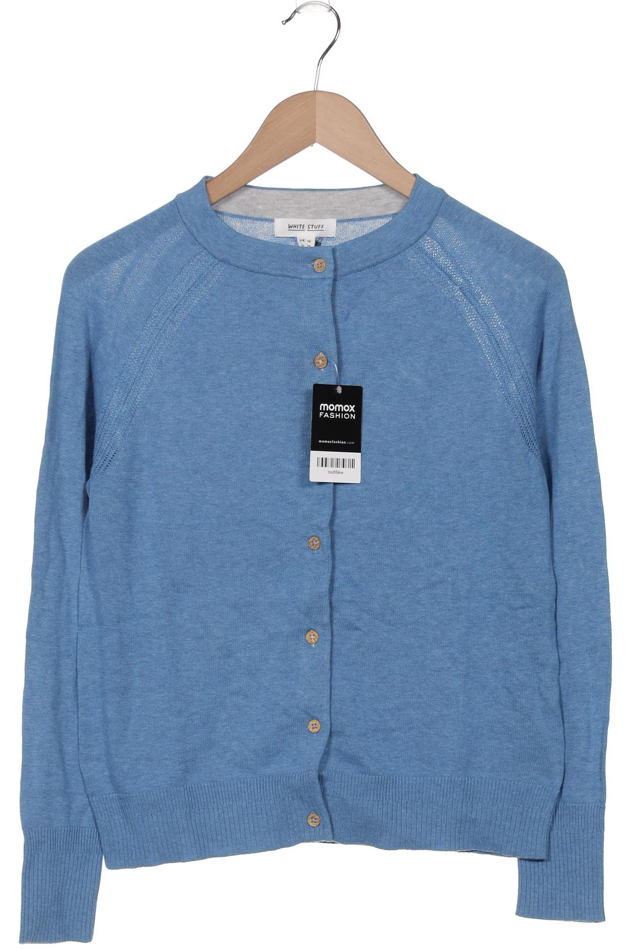 

White Stuff Damen Strickjacke, blau, Gr. 38