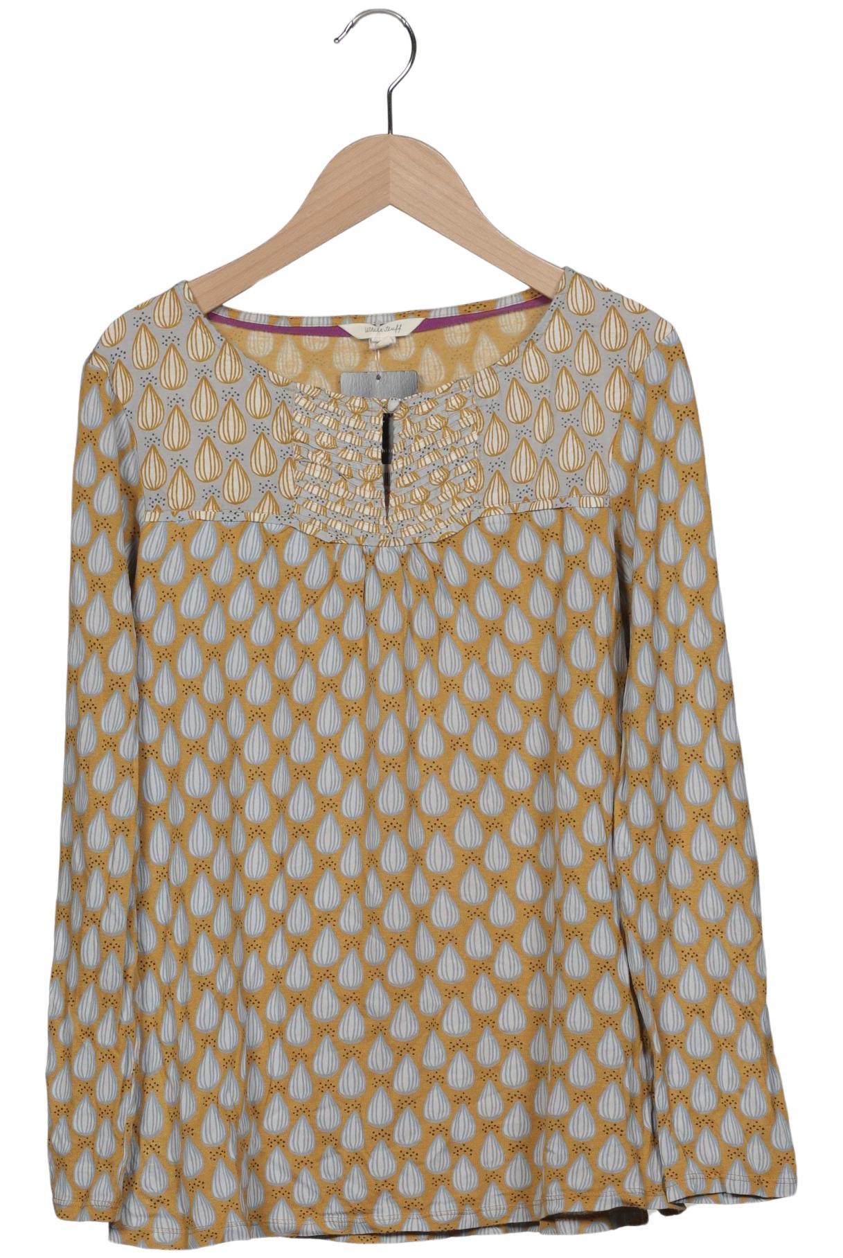 

White Stuff Damen Langarmshirt, gelb, Gr. 36