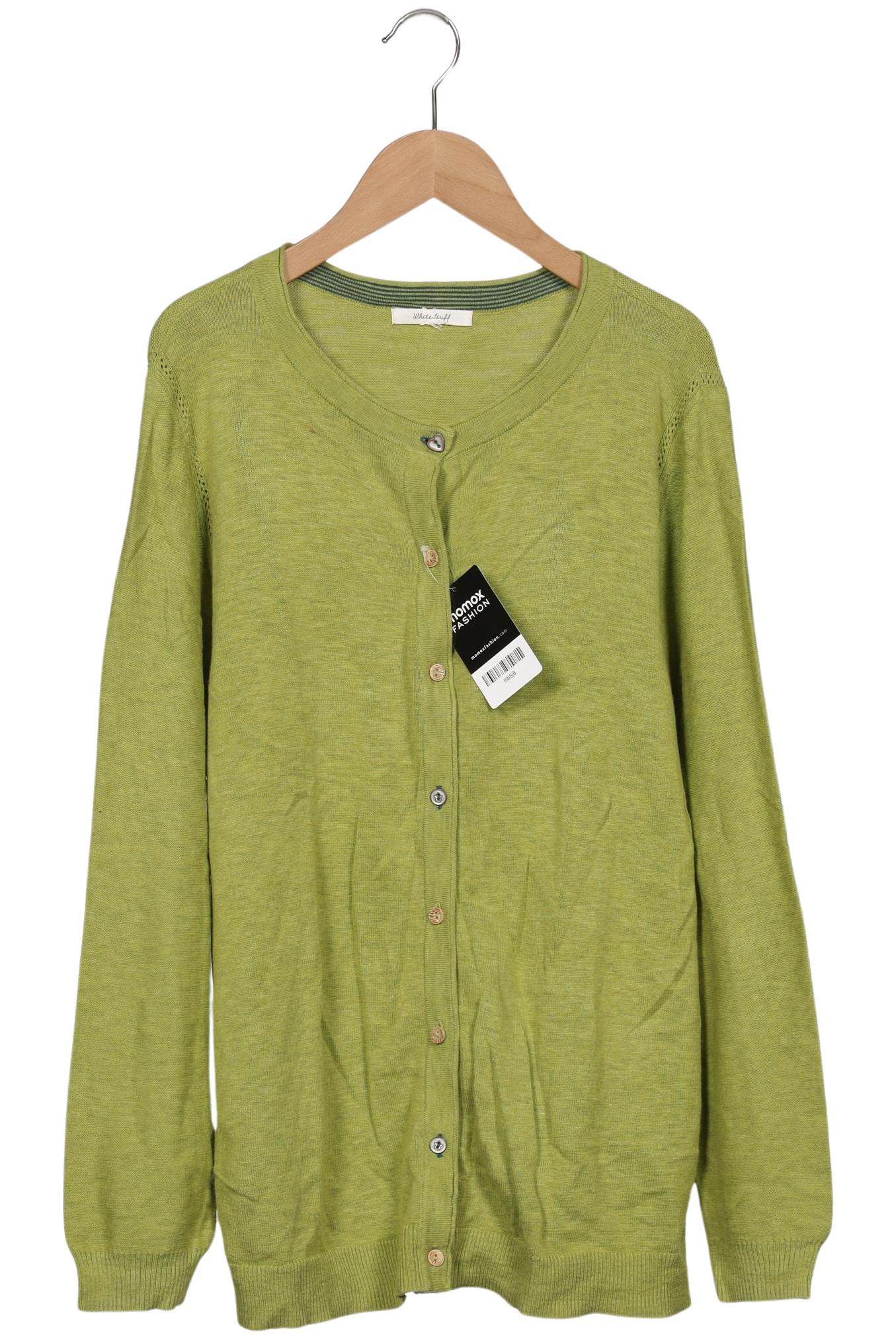 

White Stuff Damen Strickjacke, hellgrün, Gr. 42