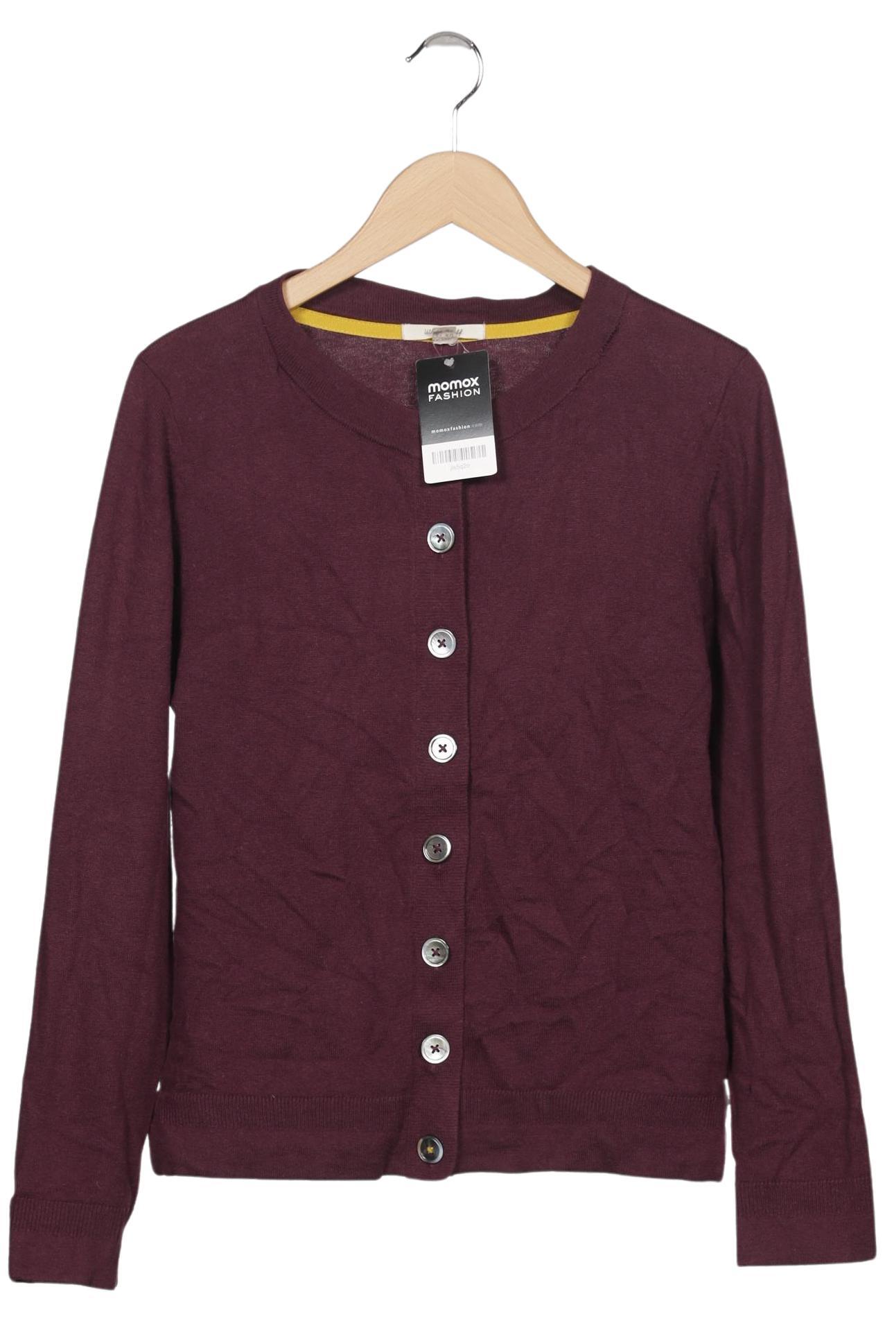 

White Stuff Damen Strickjacke, bordeaux, Gr. 40