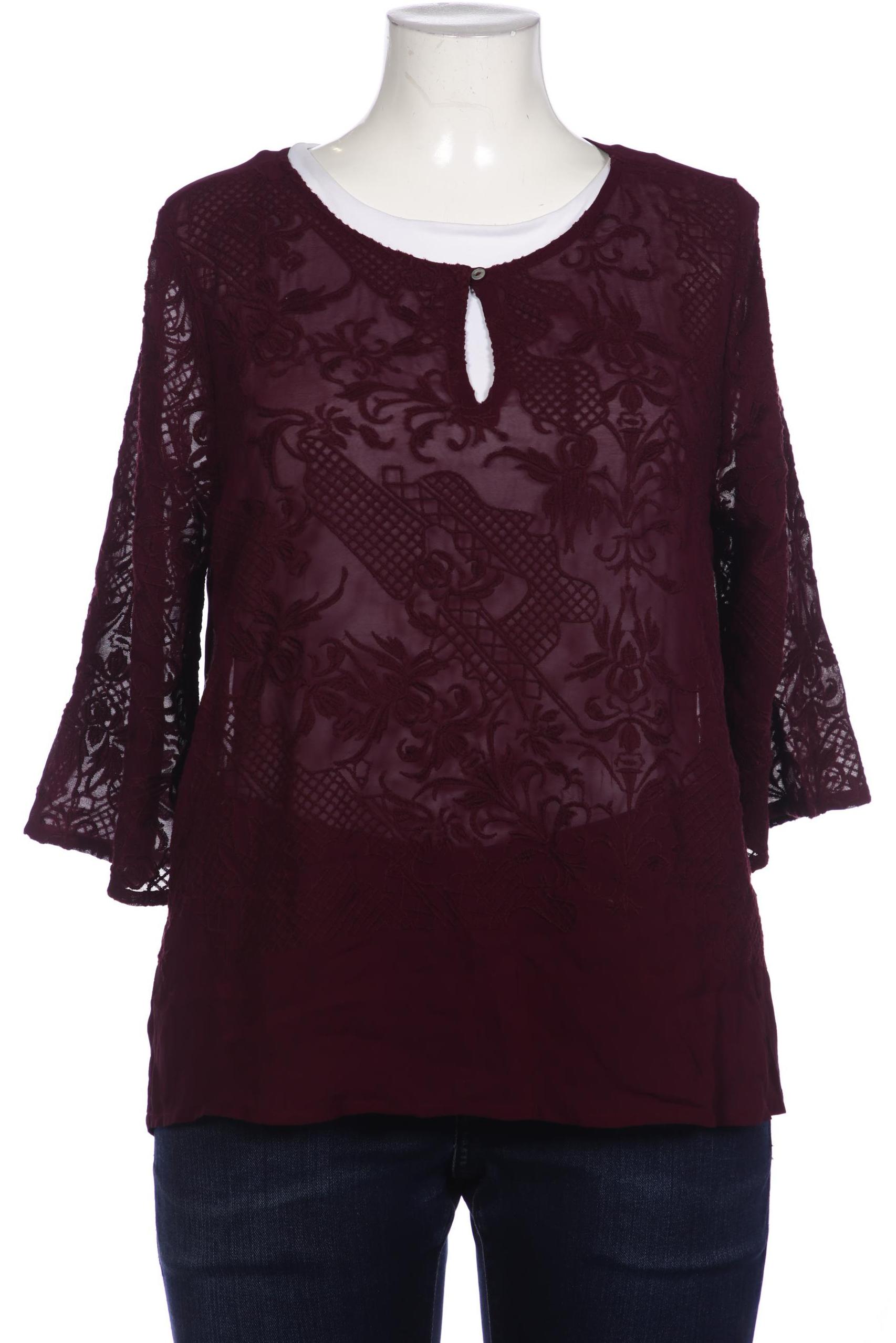 

White Stuff Damen Bluse, bordeaux, Gr. 44