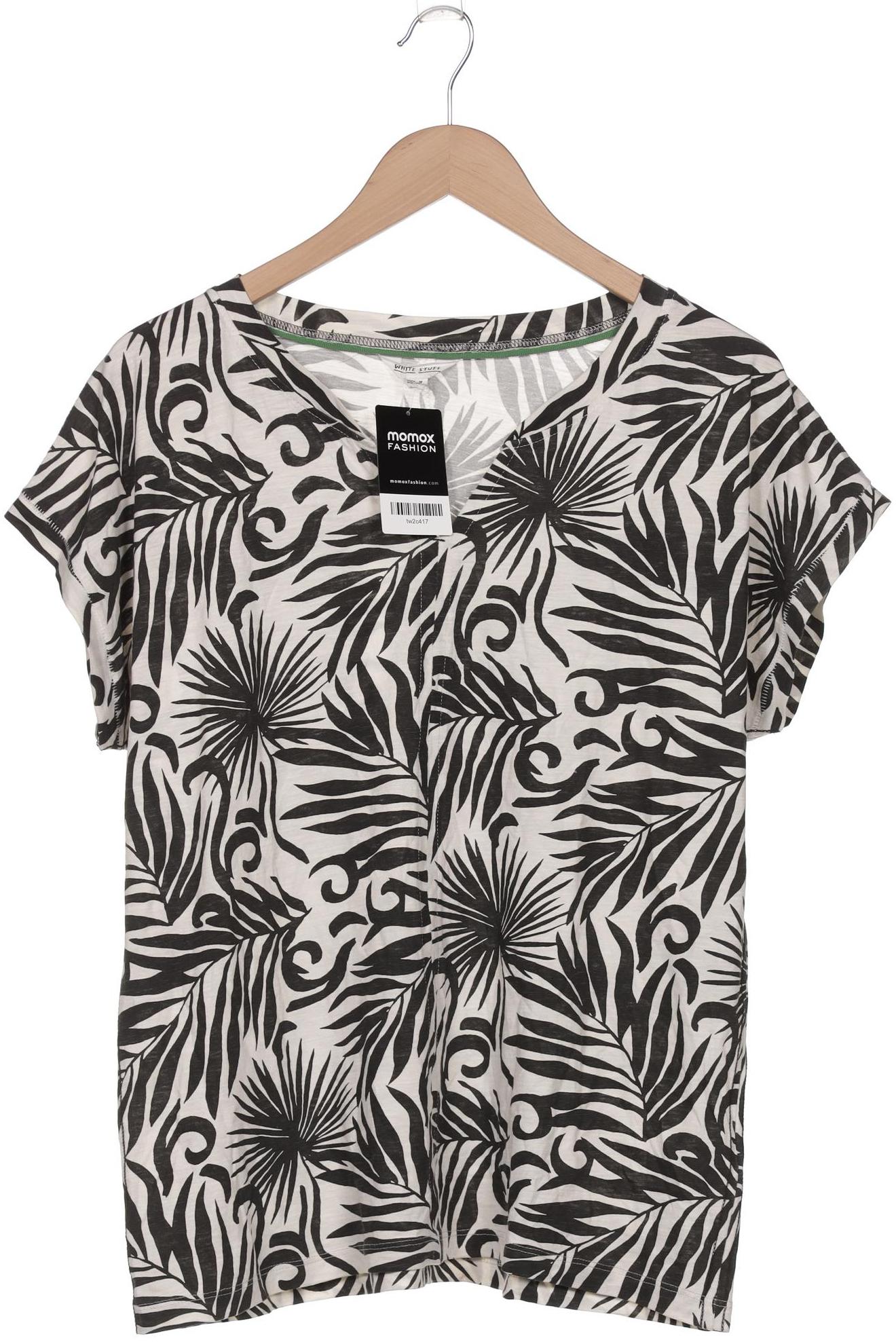 

White Stuff Damen T-Shirt, schwarz, Gr. 46