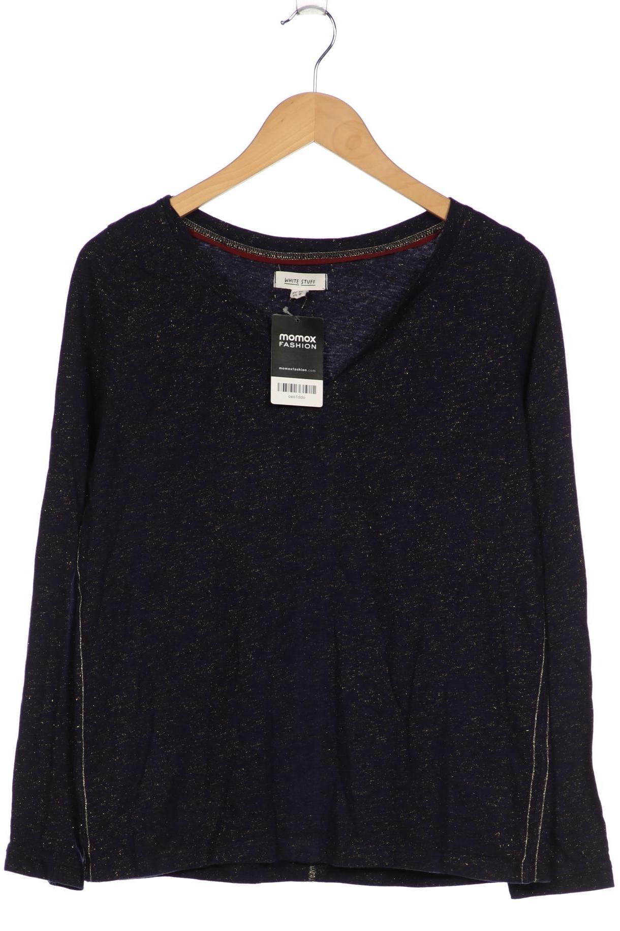 

White Stuff Damen Langarmshirt, marineblau, Gr. 42