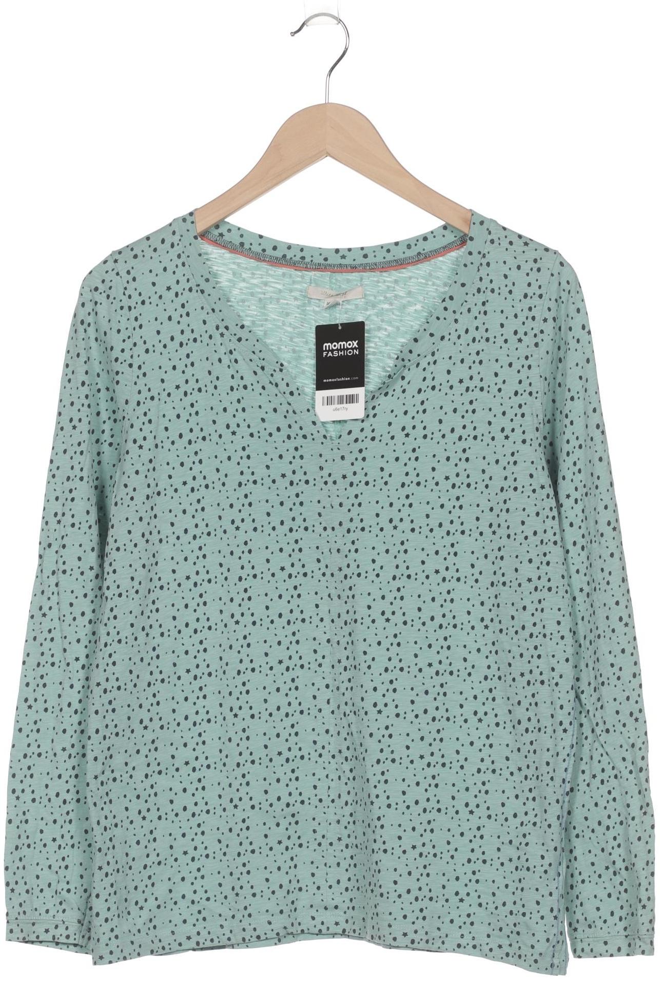

White Stuff Damen Langarmshirt, türkis, Gr. 44