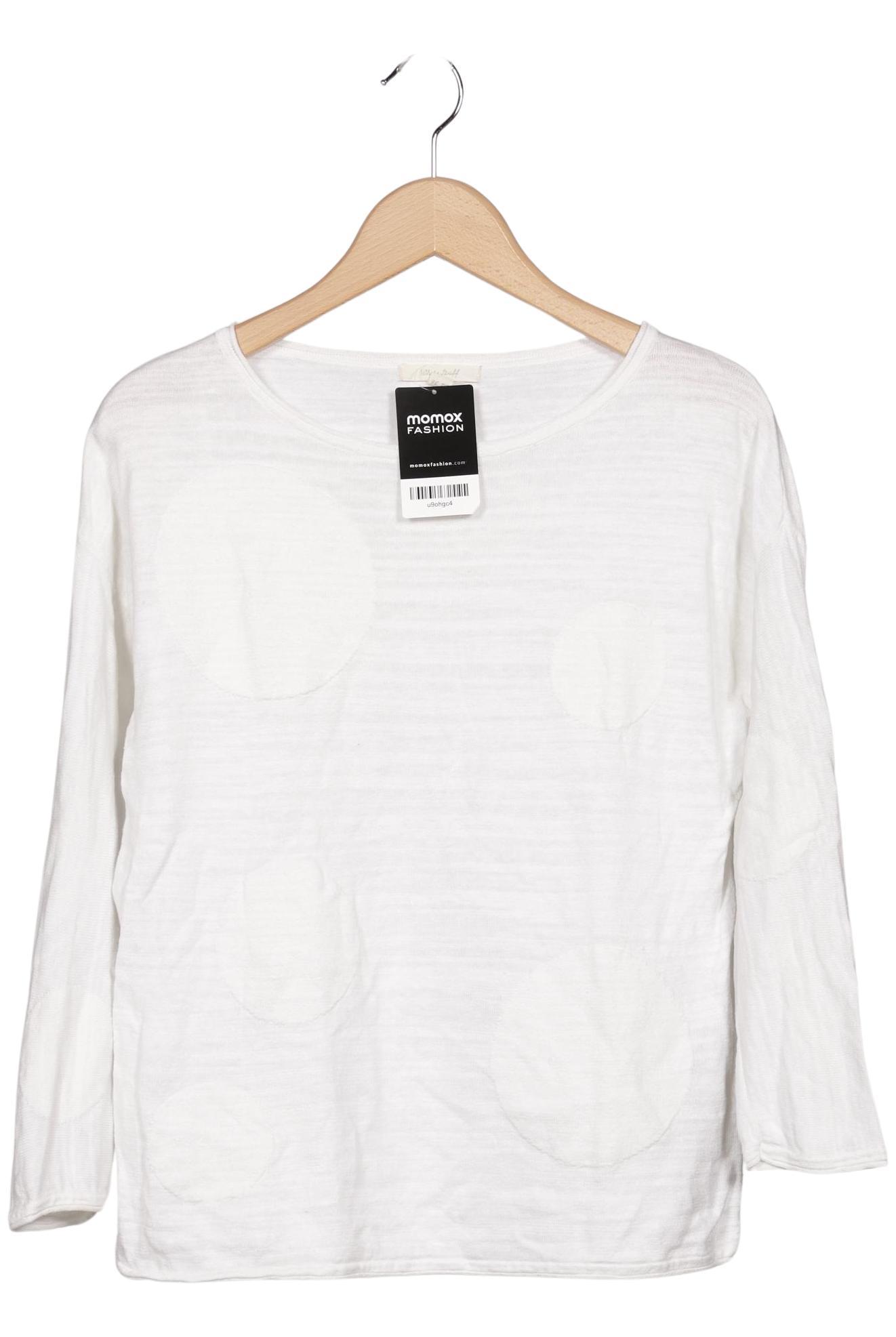 

White Stuff Damen Langarmshirt, weiß, Gr. 36