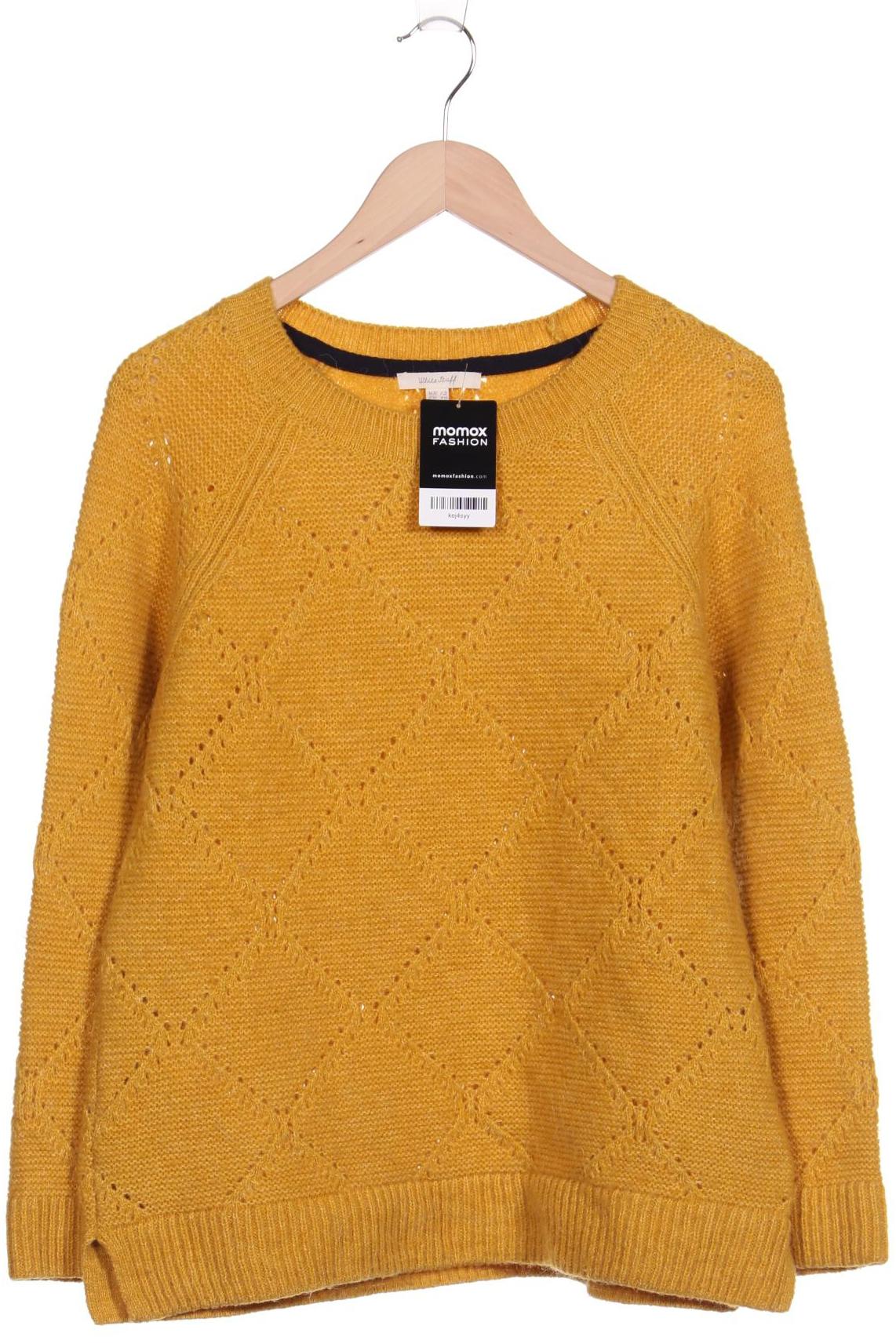 

White Stuff Damen Pullover, gelb, Gr. 40