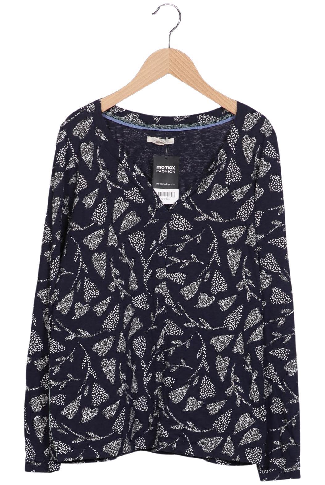 

White Stuff Damen Langarmshirt, marineblau, Gr. 44