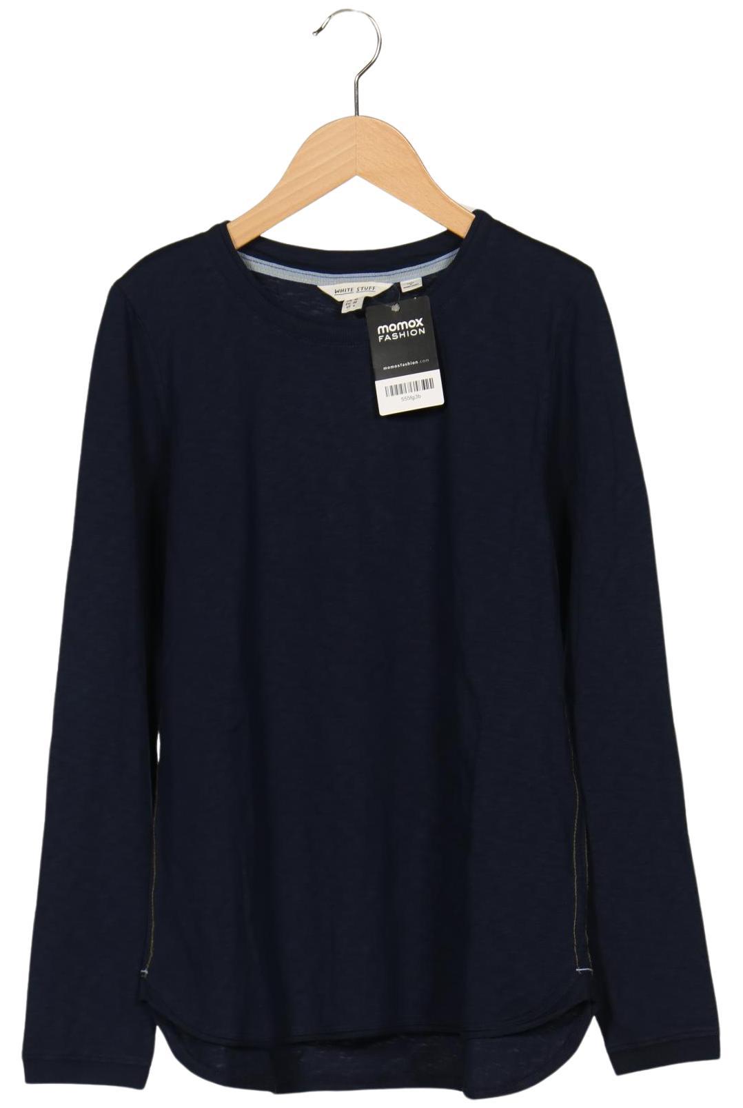 

White Stuff Damen Langarmshirt, marineblau, Gr. 38
