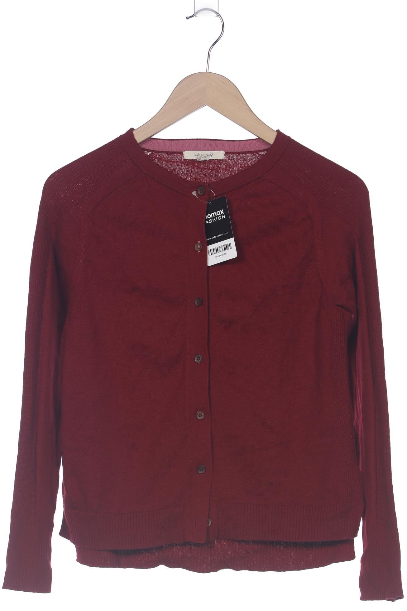 

White Stuff Damen Strickjacke, bordeaux, Gr. 38