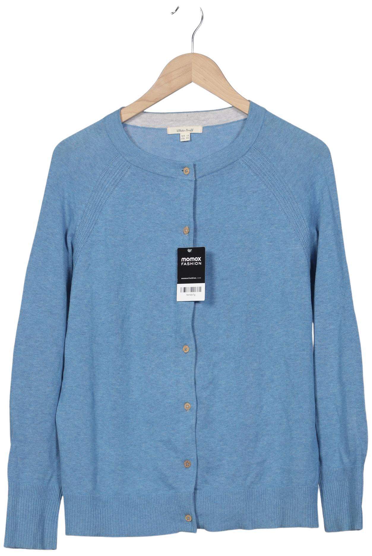 

White Stuff Damen Strickjacke, blau, Gr. 46