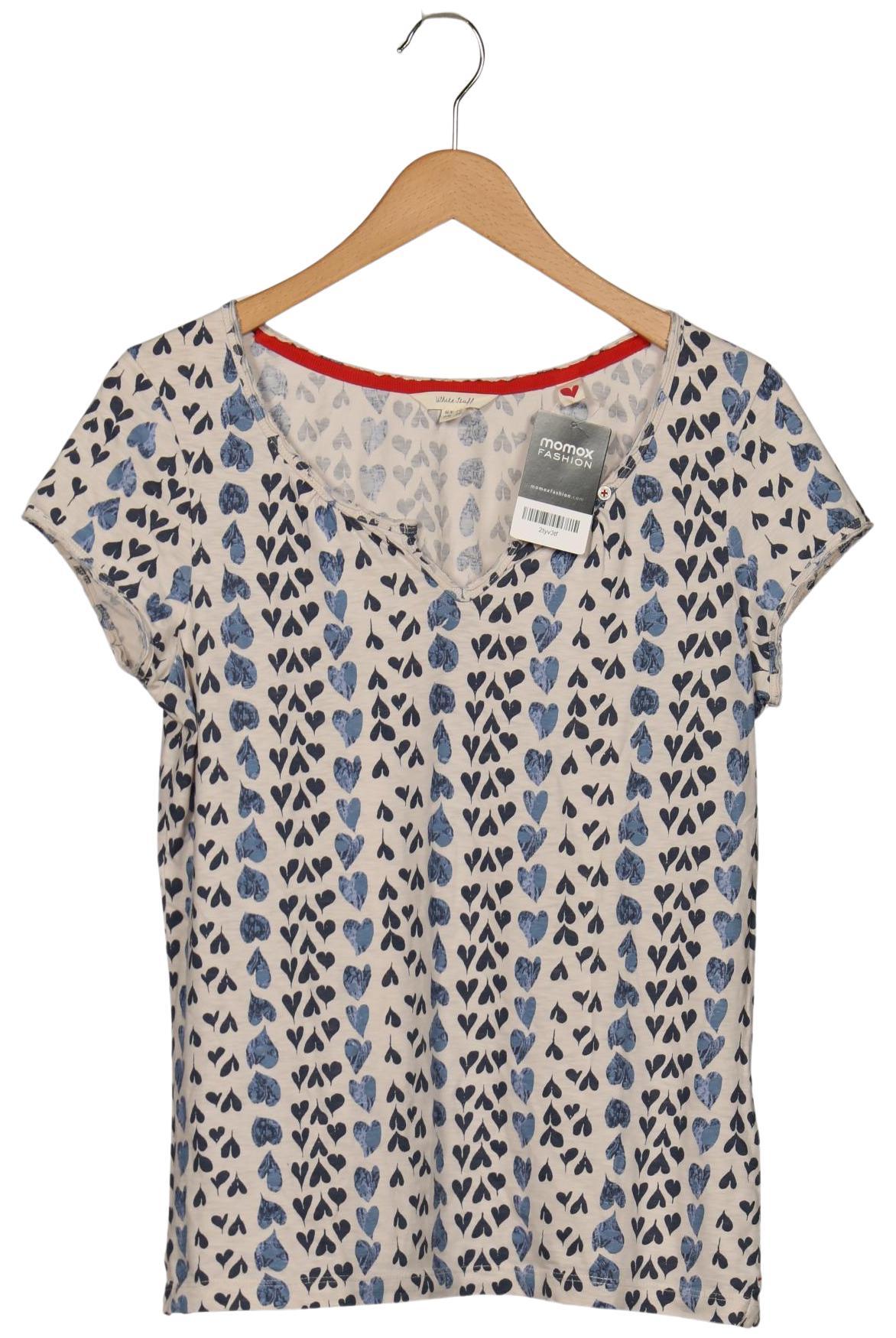 

White Stuff Damen T-Shirt, blau, Gr. 38