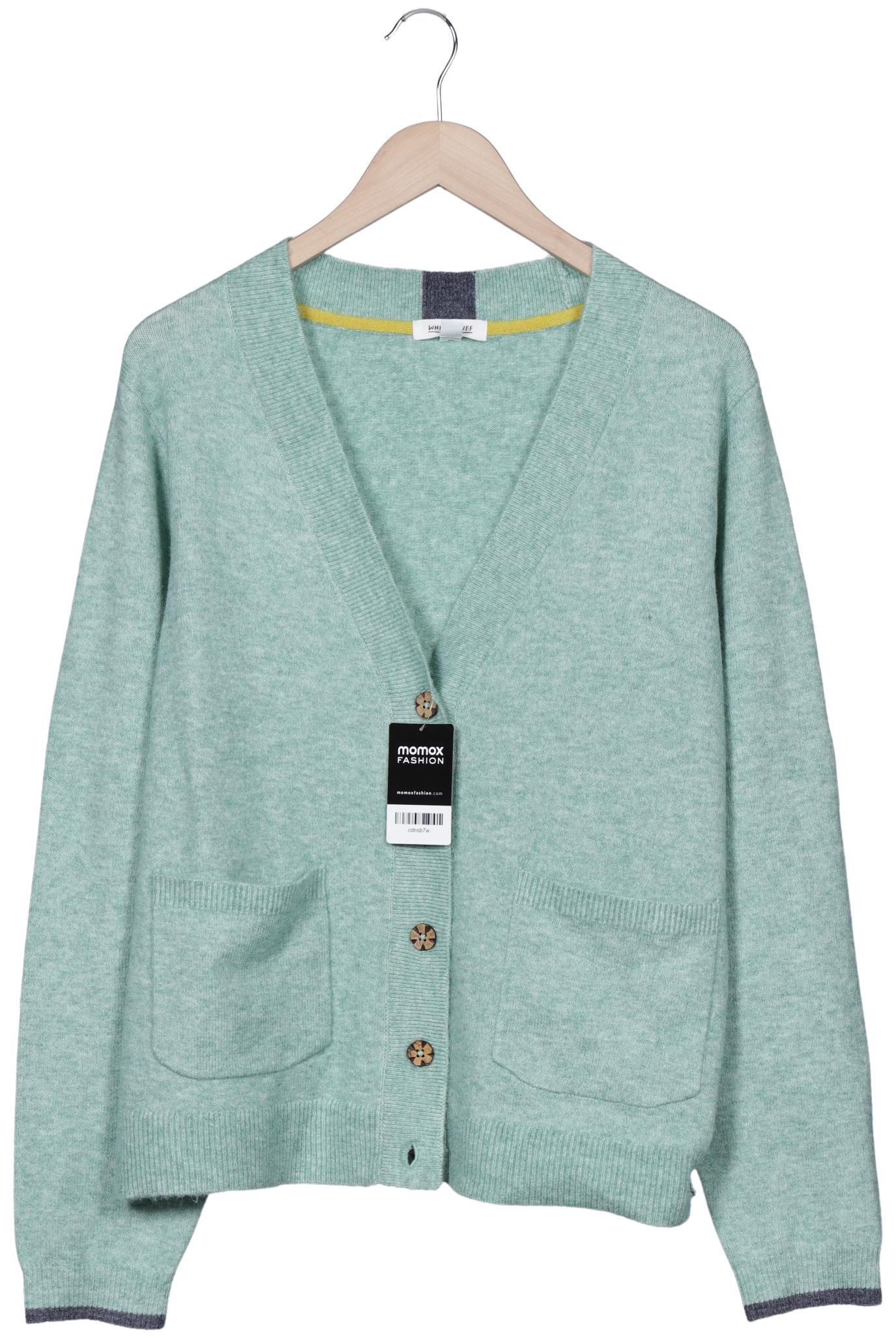 

White Stuff Damen Strickjacke, hellgrün, Gr. 42