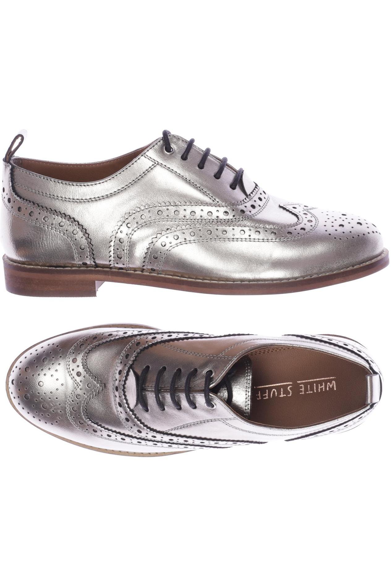

White Stuff Damen Halbschuh, gold, Gr. 37