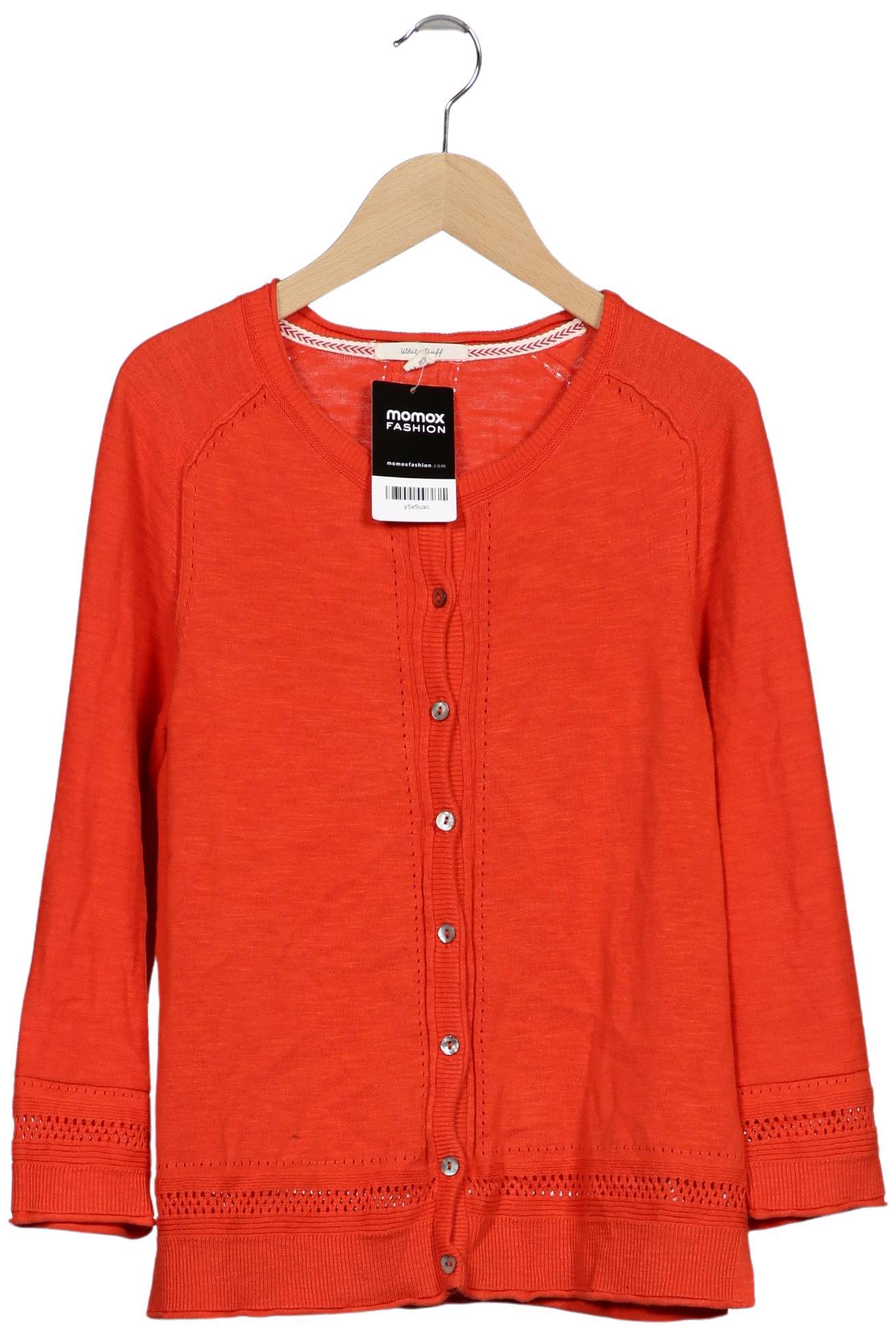 

White Stuff Damen Strickjacke, orange, Gr. 40