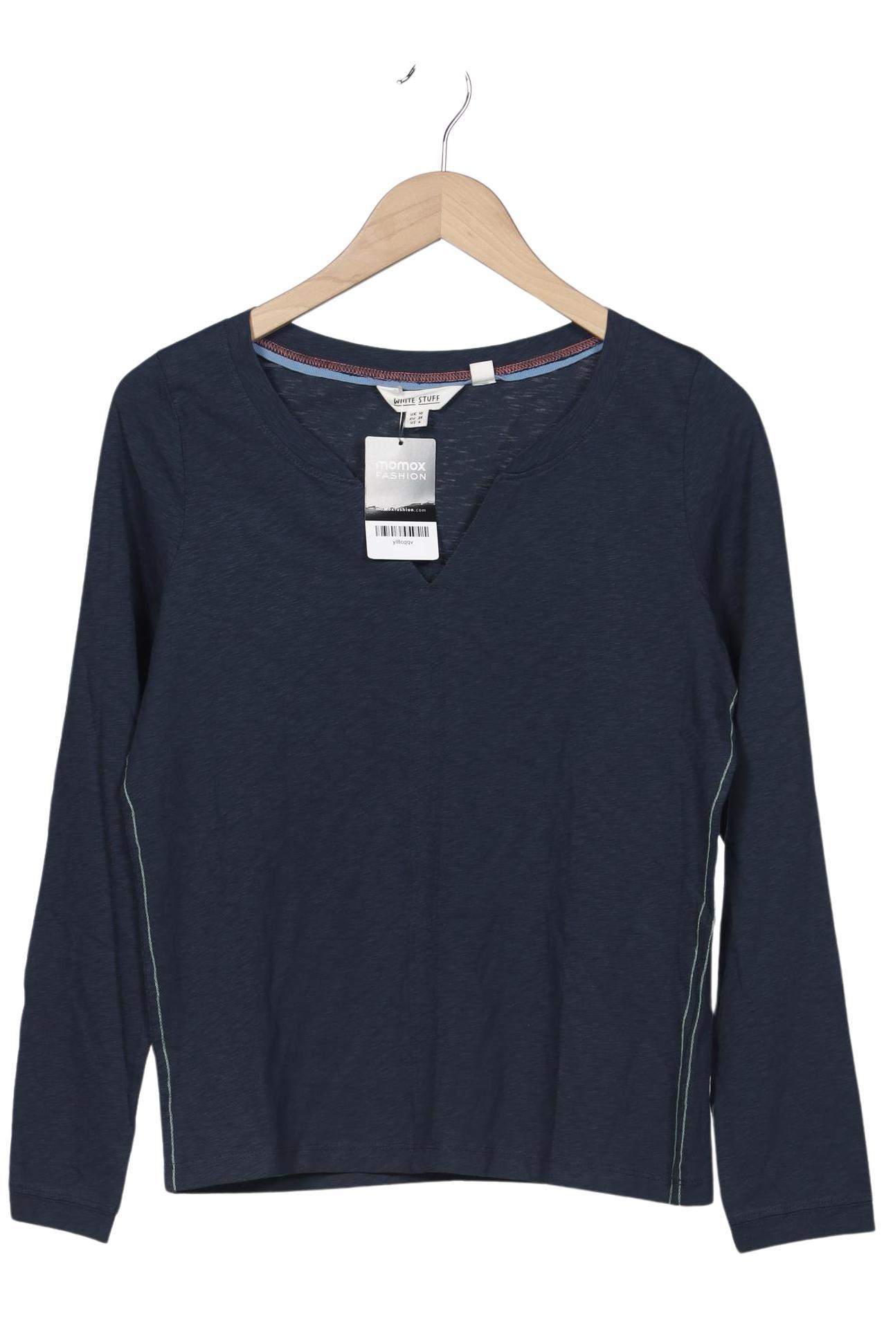 

White Stuff Damen Langarmshirt, marineblau, Gr. 38