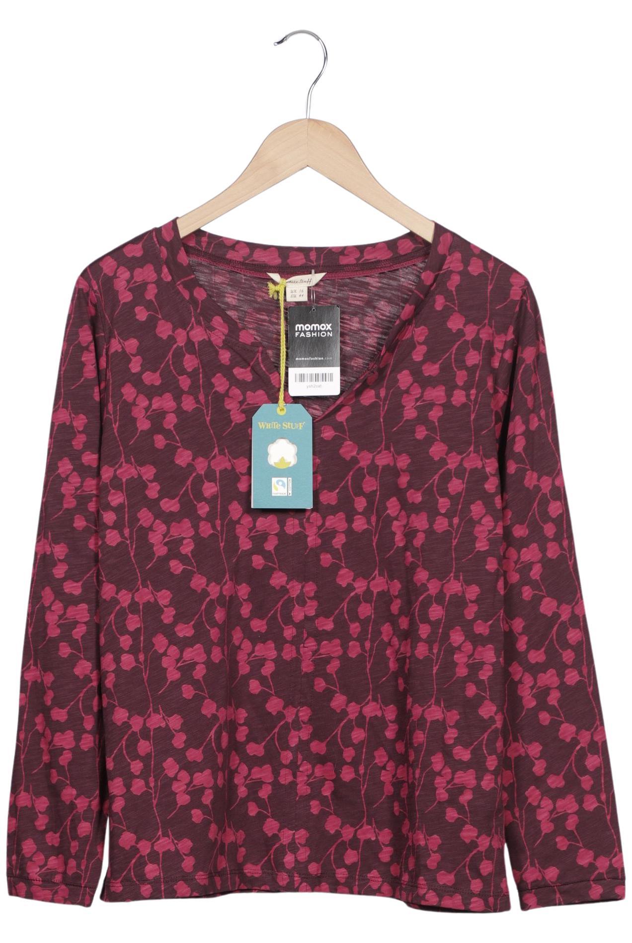 

White Stuff Damen Langarmshirt, bordeaux, Gr. 44