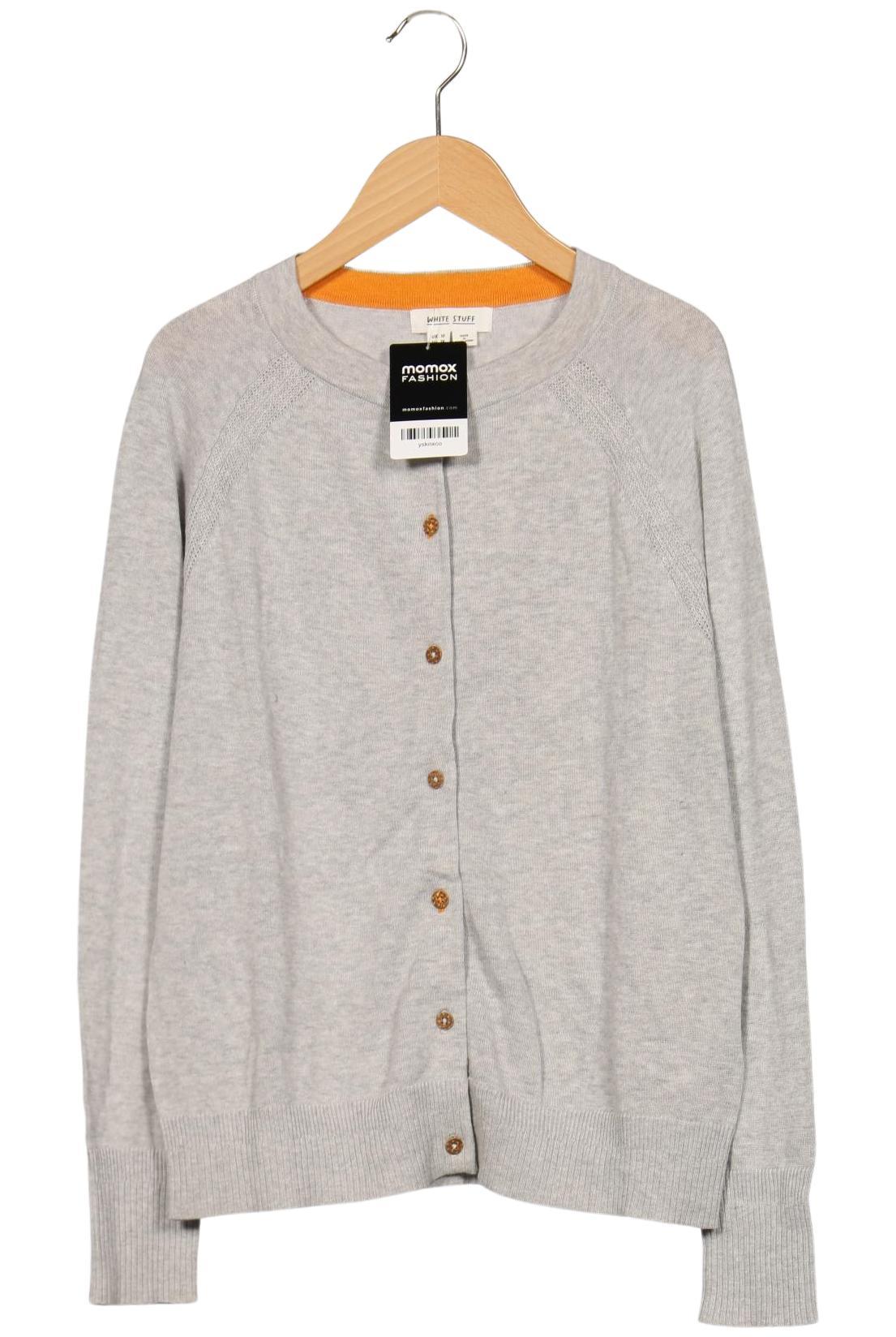 

White Stuff Damen Strickjacke, grau, Gr. 38