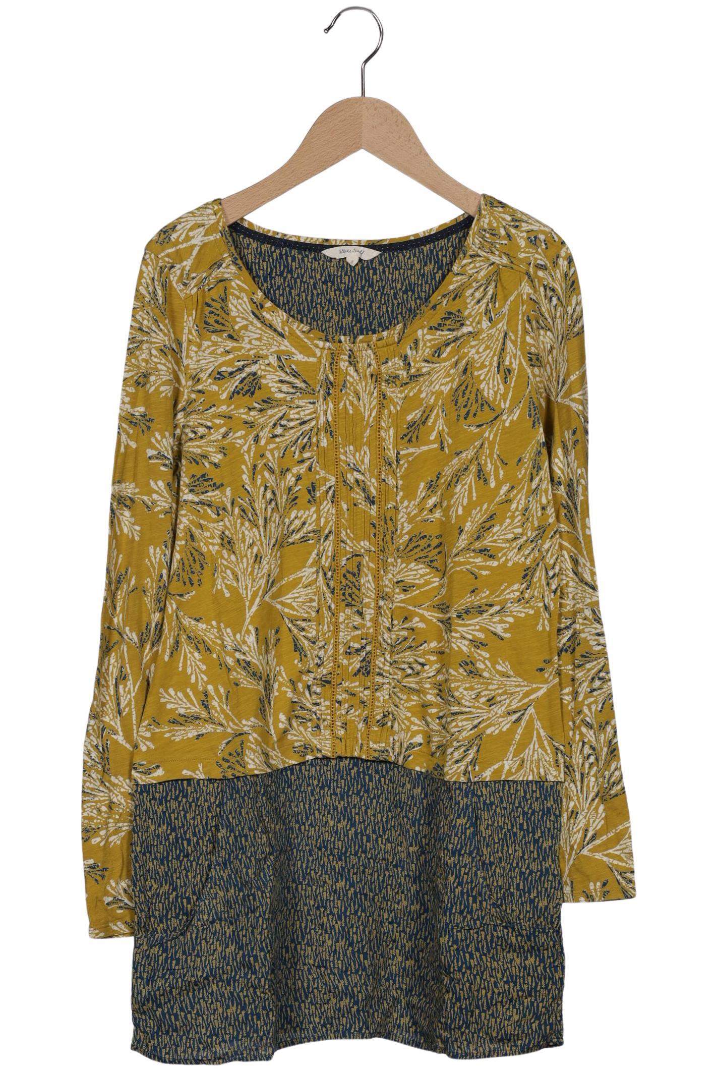 

White Stuff Damen Langarmshirt, gelb, Gr. 8