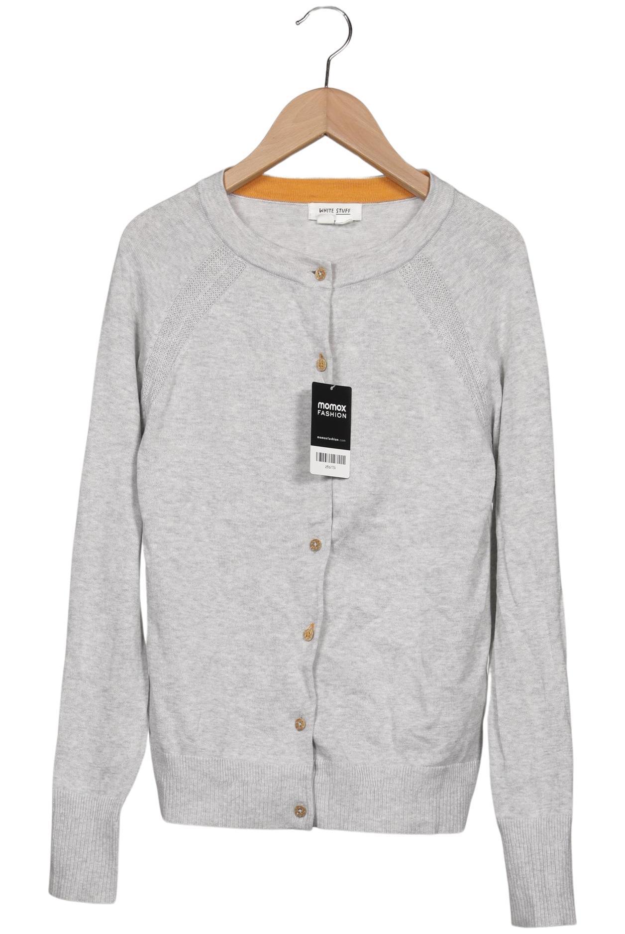 

White Stuff Damen Strickjacke, grau, Gr. 38