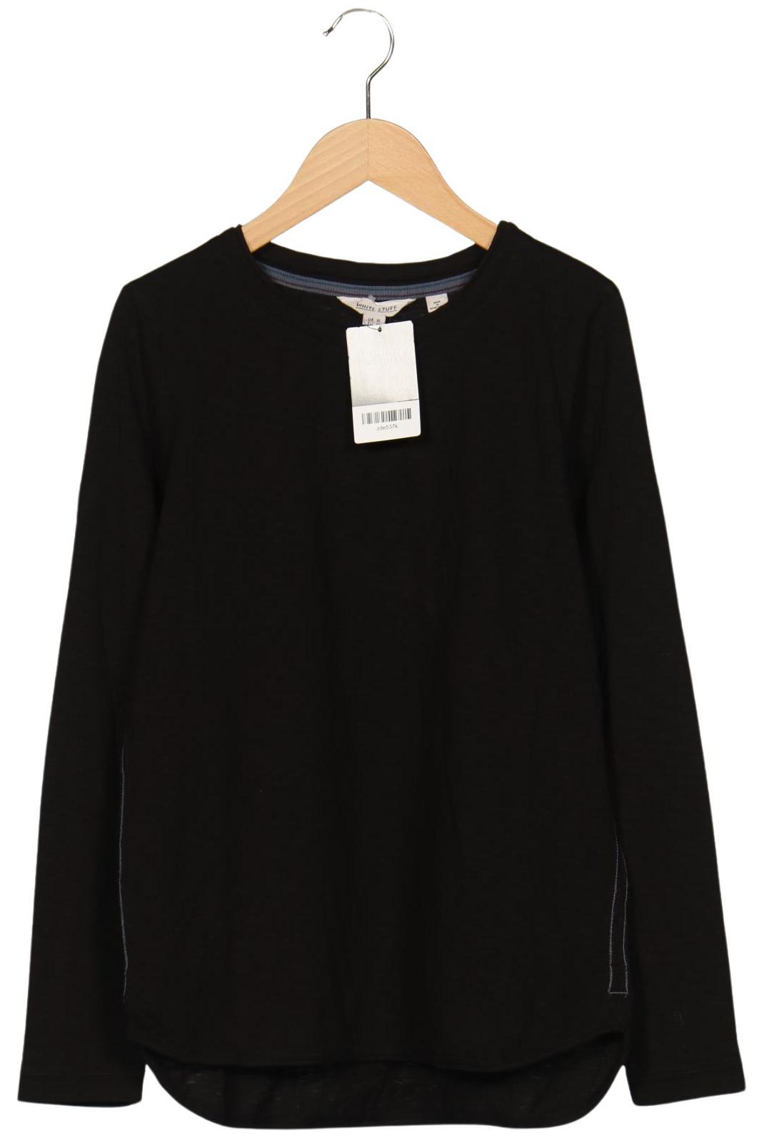 

White Stuff Damen Langarmshirt, schwarz, Gr. 38